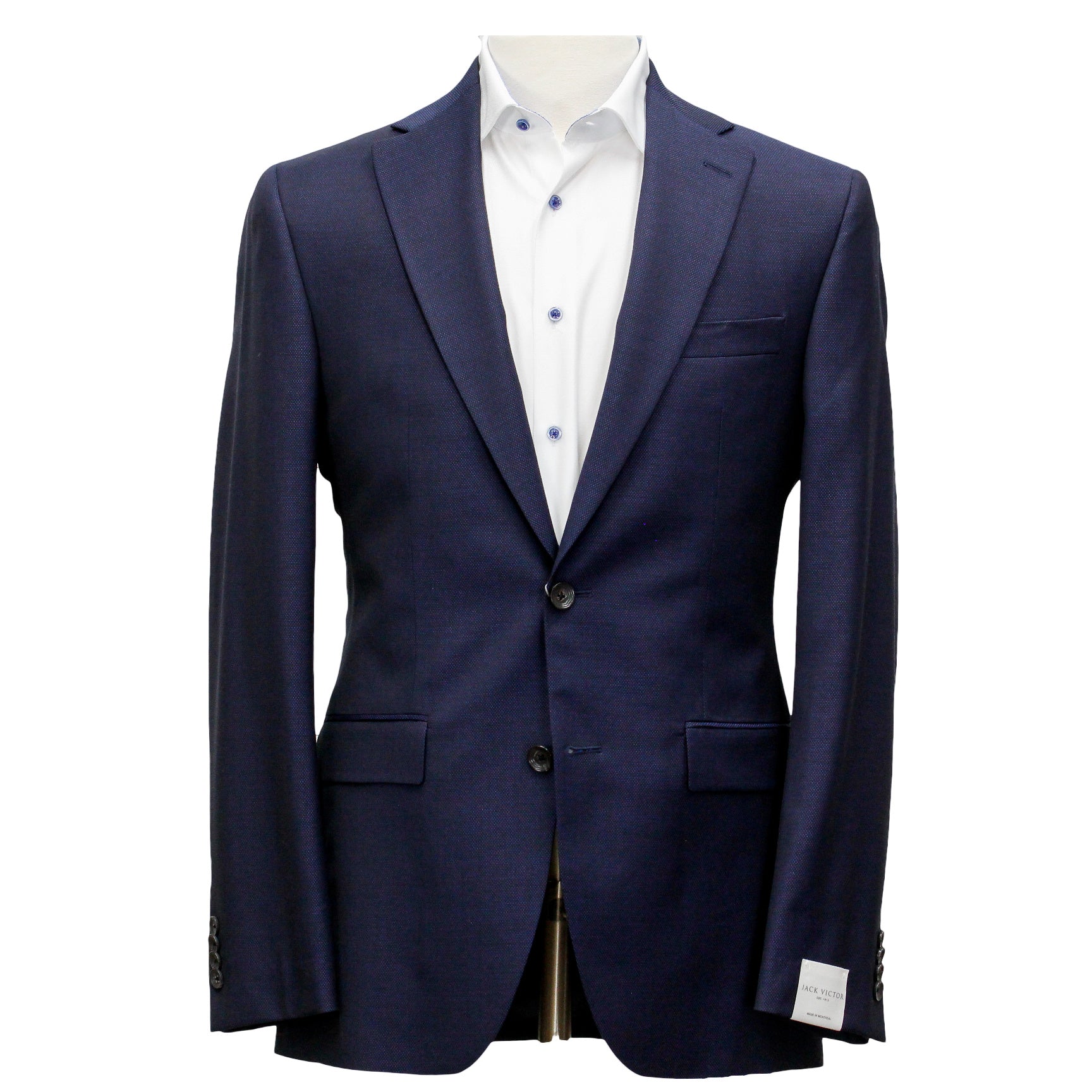 Blue Tonal Nailhead Esprit Modern Fit Suit Jack Victor