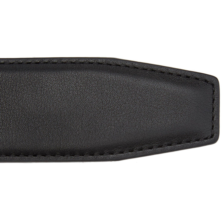 Smooth Black Nappa Calf Leather Belt - Anderson's