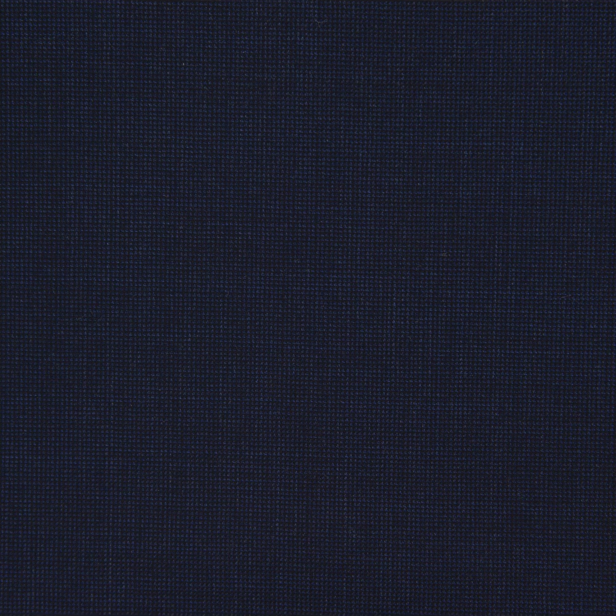 Navy Blue Nailhead Wool Mantua Slim Fit Suit Peak Lapel - Luigi Bianchi