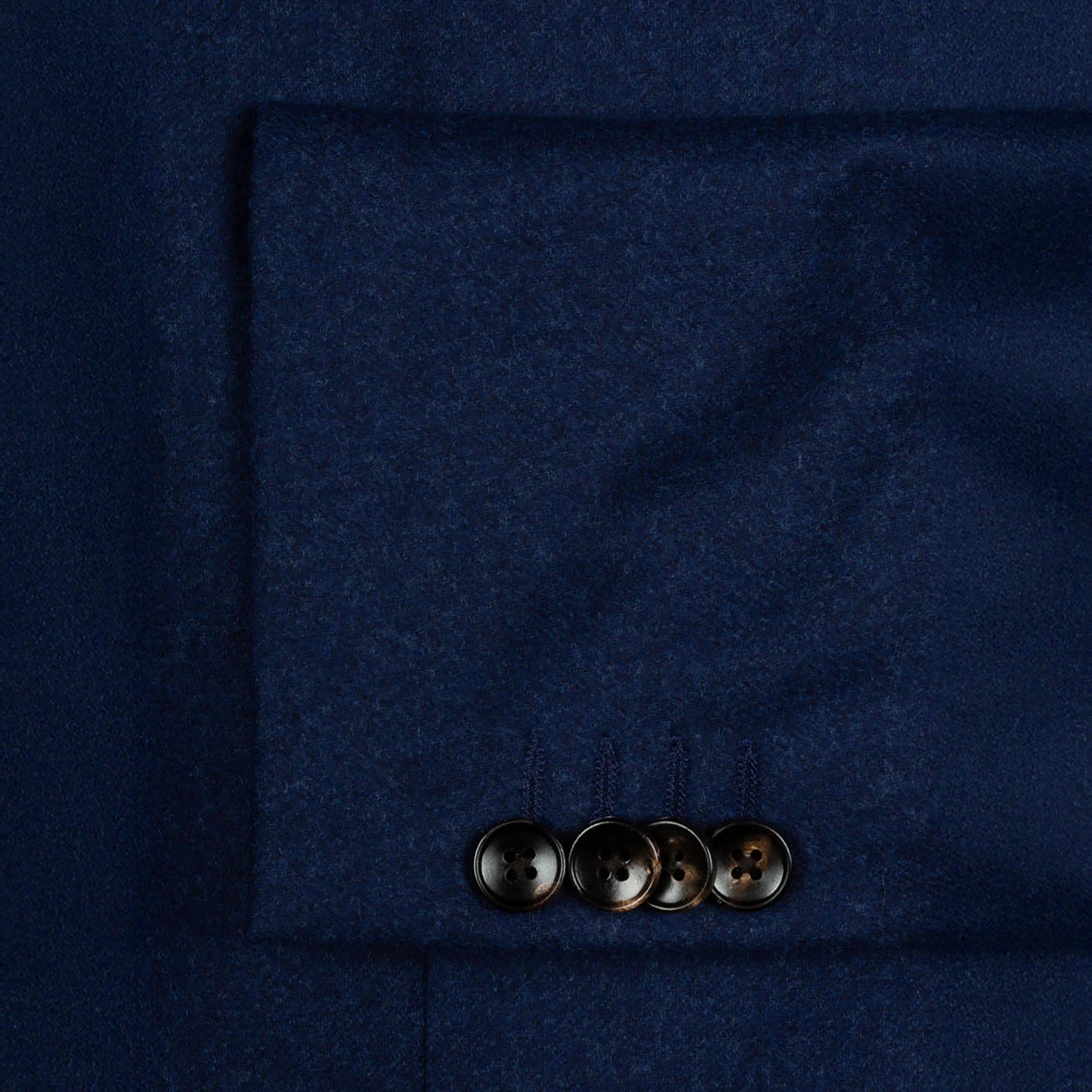 Royal Blue Solid Wool Hybrid Sport Jacket with Bib - Luigi Bianchi