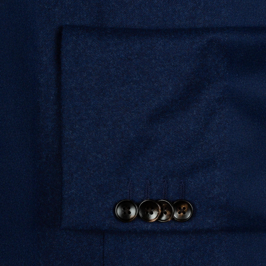 Royal Blue Solid Wool Hybrid Sport Jacket with Bib - Luigi Bianchi