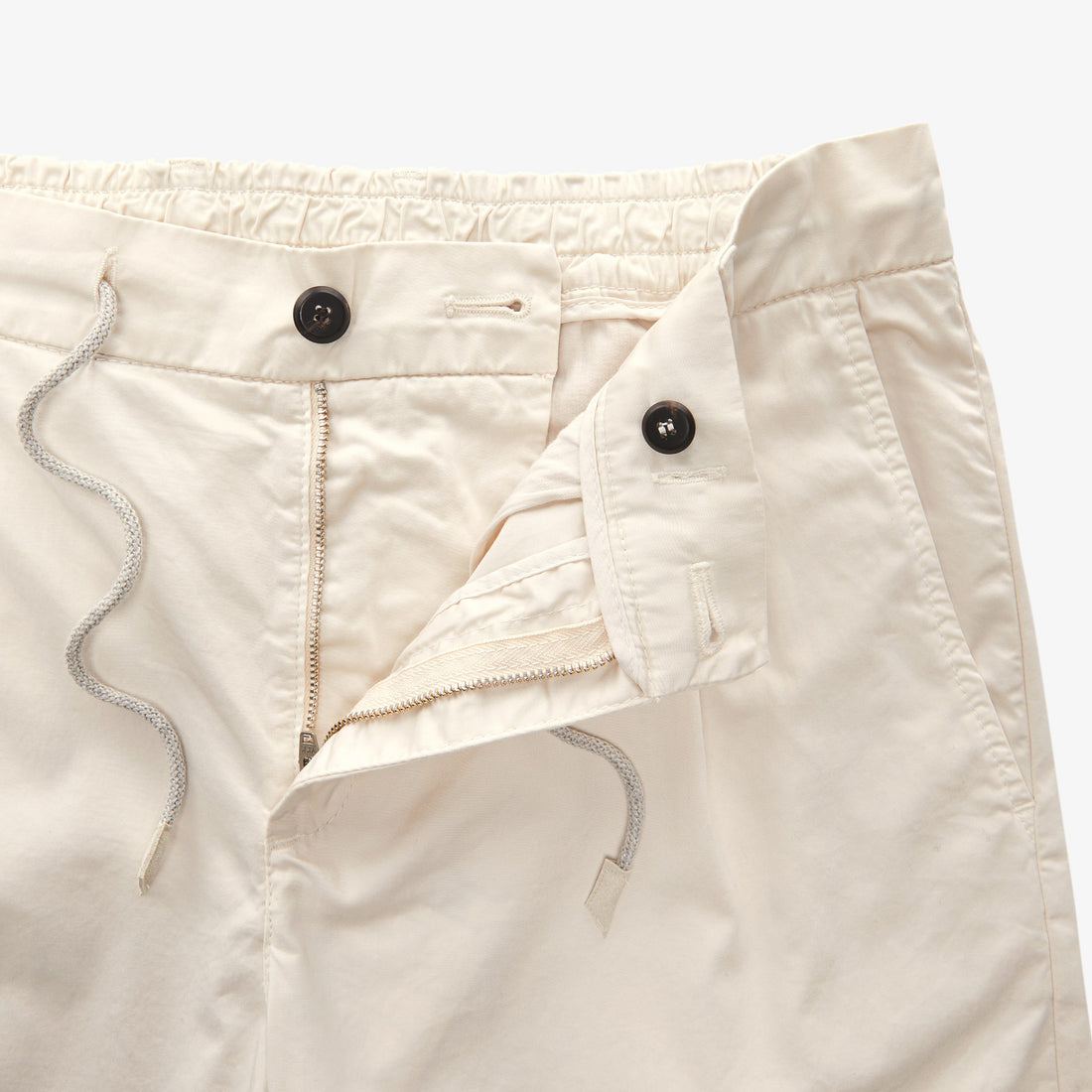 Sand Cotton Jogger-Style Chino Pants - ELEVENTY