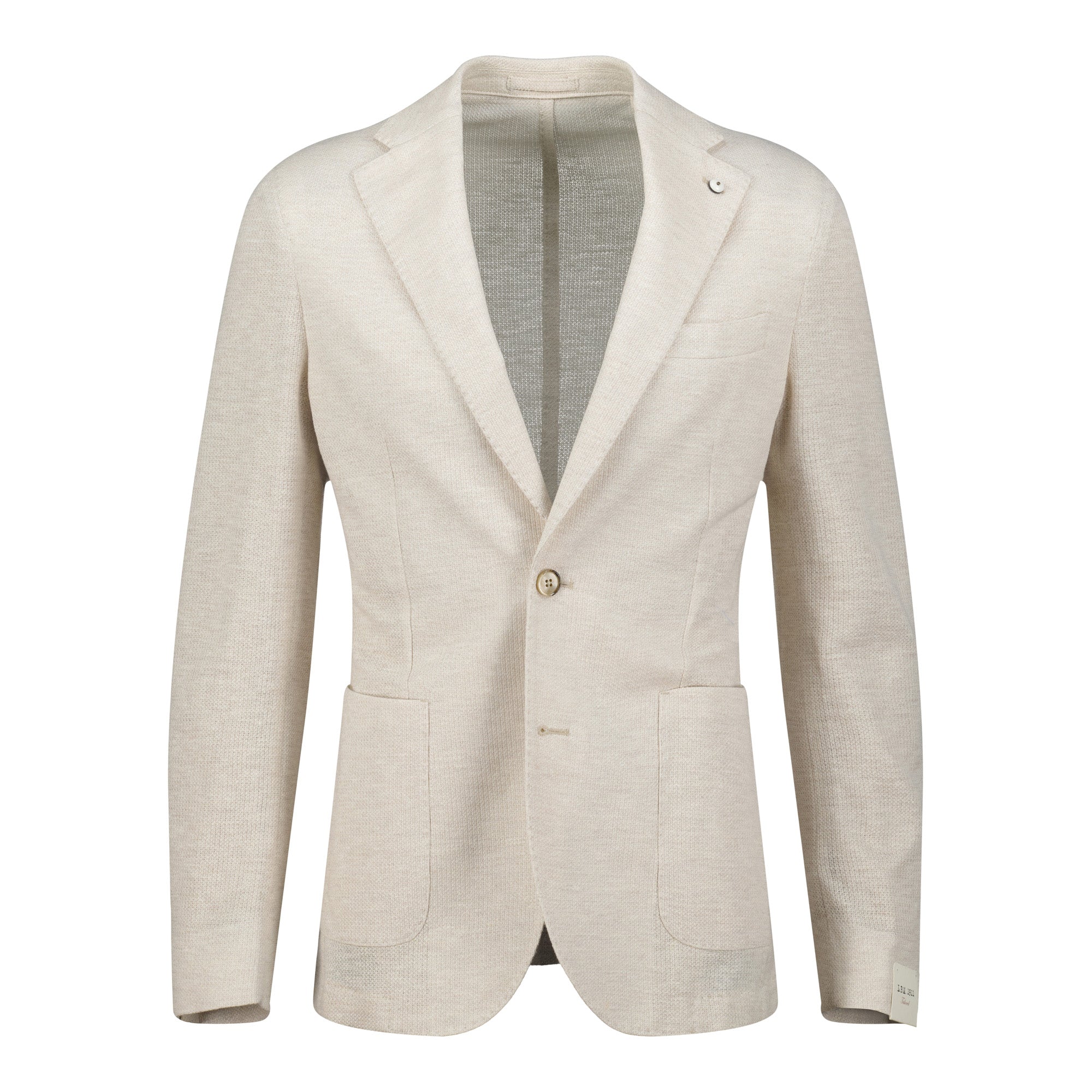 Off-White Linen-Cotton Jersey Tailored Unconstructed Sport Jacket - L.B.M. 1911
