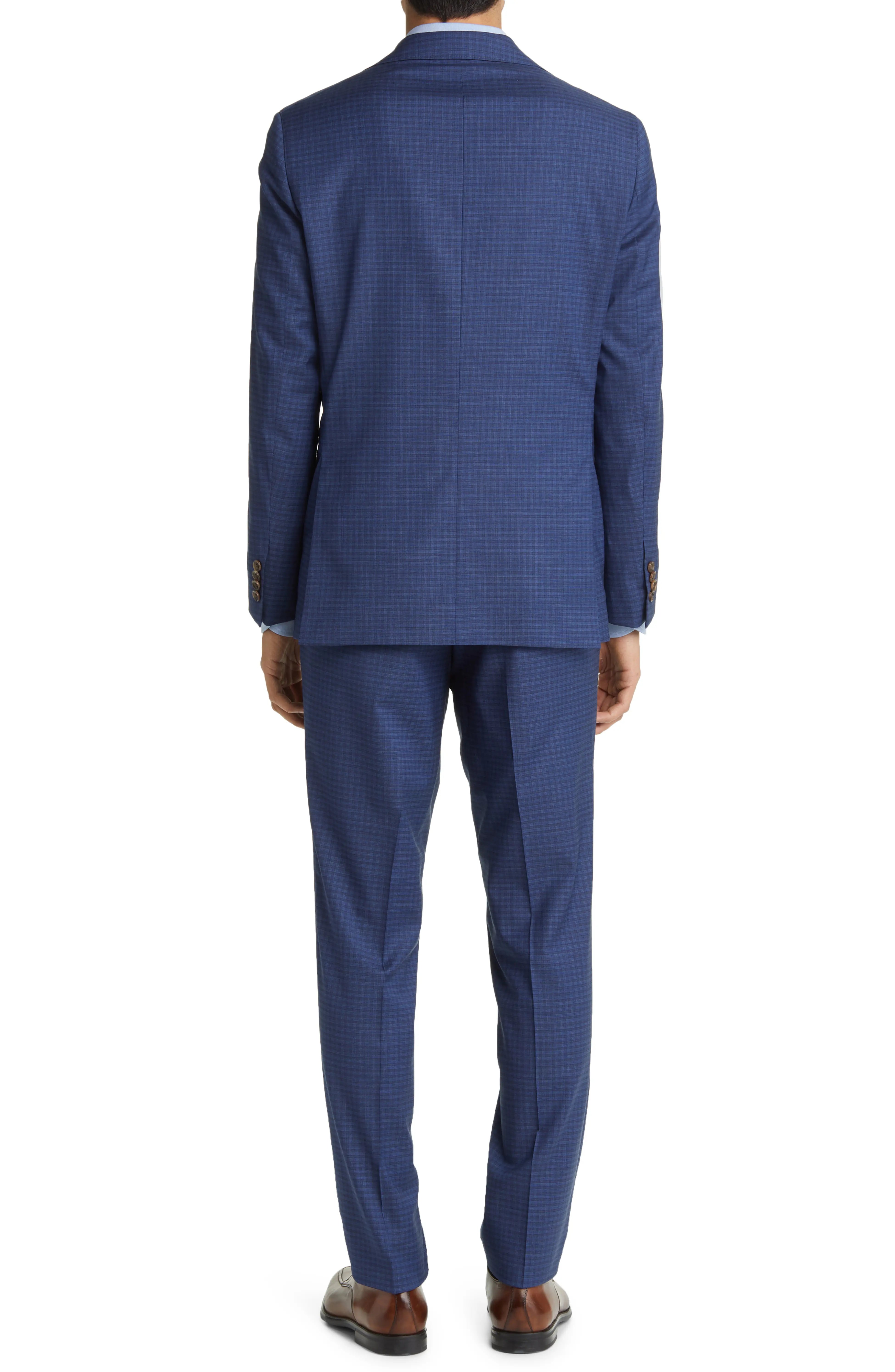 Blue Neat Check Esprit Modern Fit Suit - Jack Victor - Boutique Jacques International