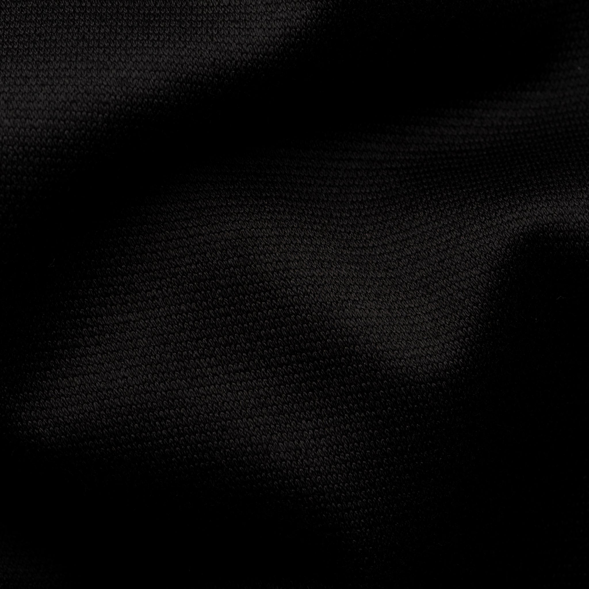 Black Solid Filo Di Scozia Cotton Knit Slim Fit Casual Shirt - ETON