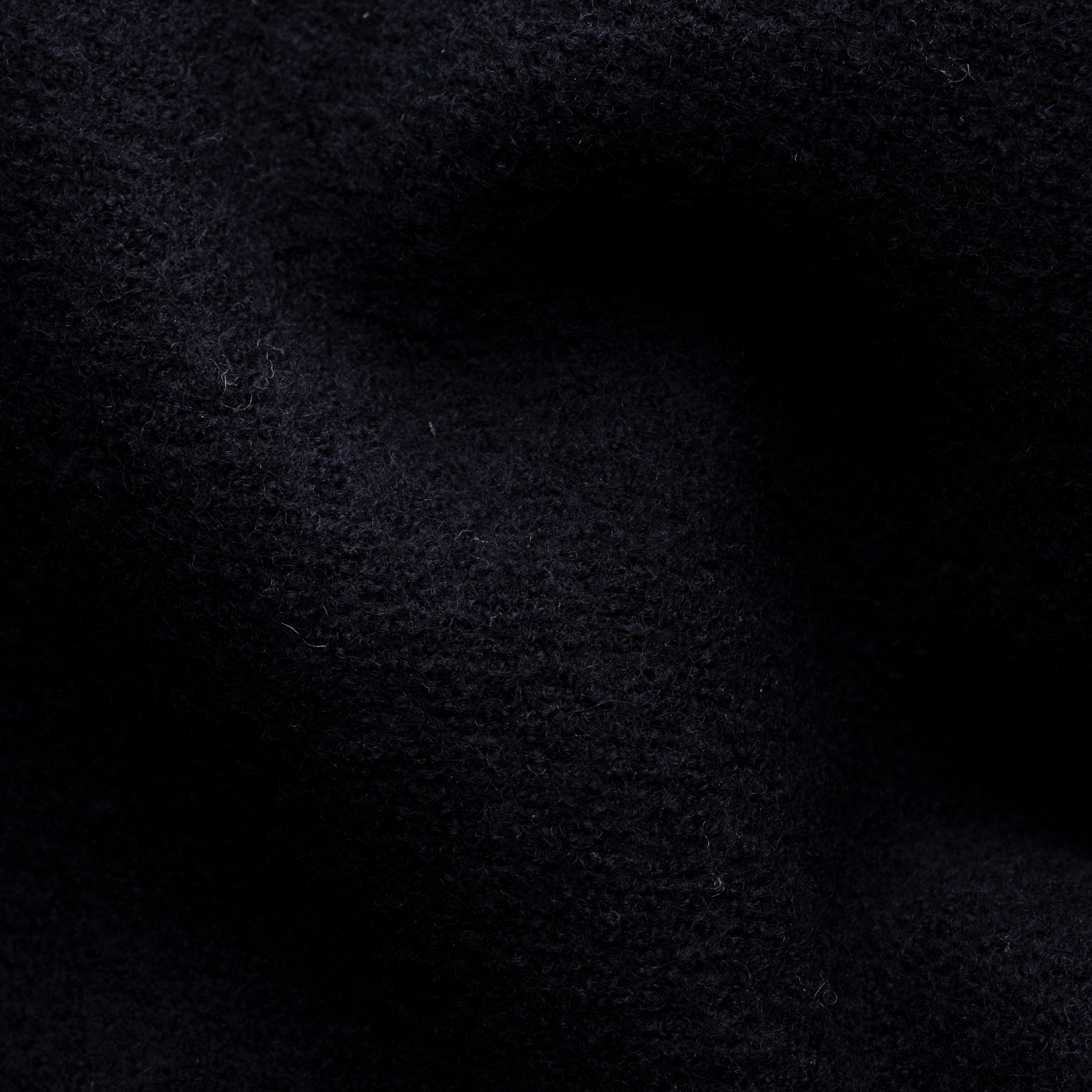 Navy Blue Boiled Wool Overshirt - ETON