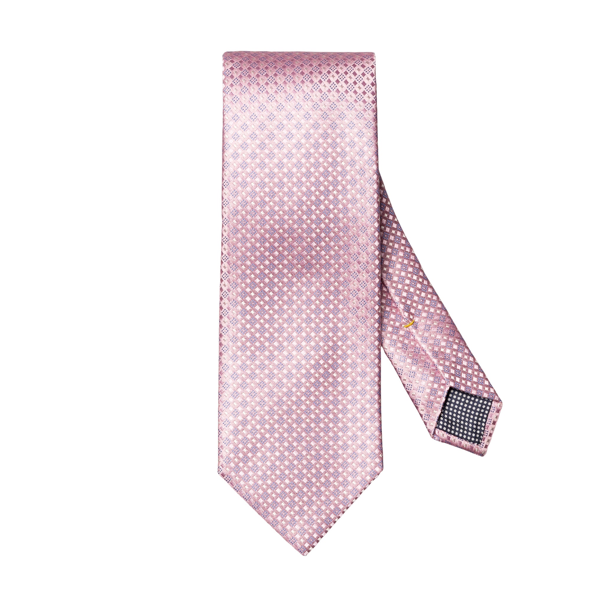 Pink Micro Patterned Woven Silk Tie - ETON