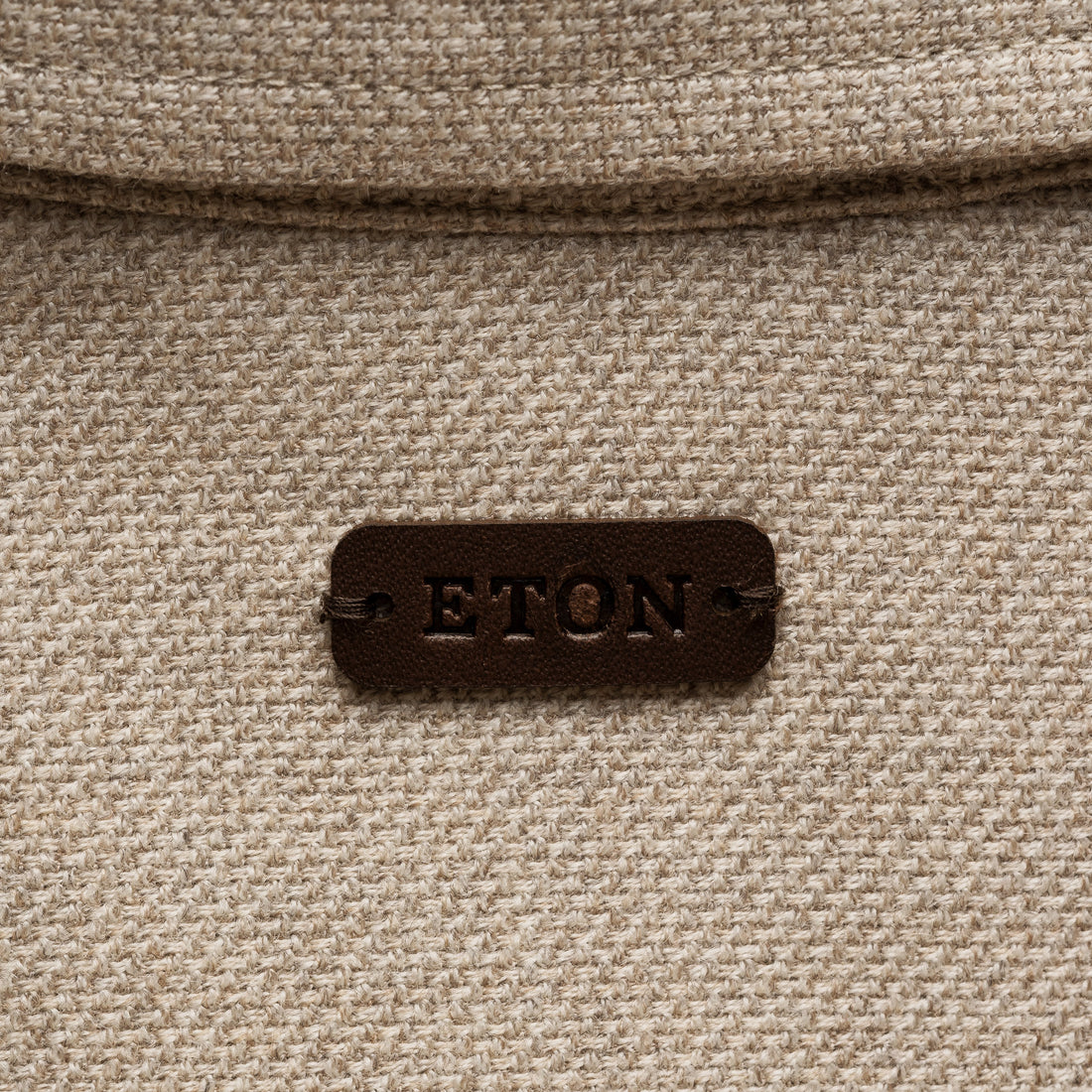 Beige Four Pocket Wool-Cashmere Overshirt - ETON
