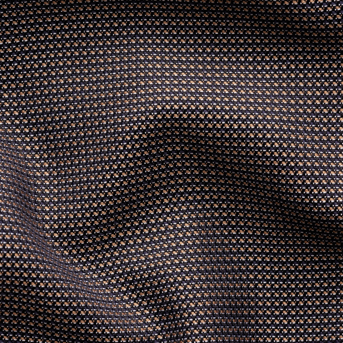 Dark Brown Semi-Solid Royal Oxford Slim Fit Shirt - ETON