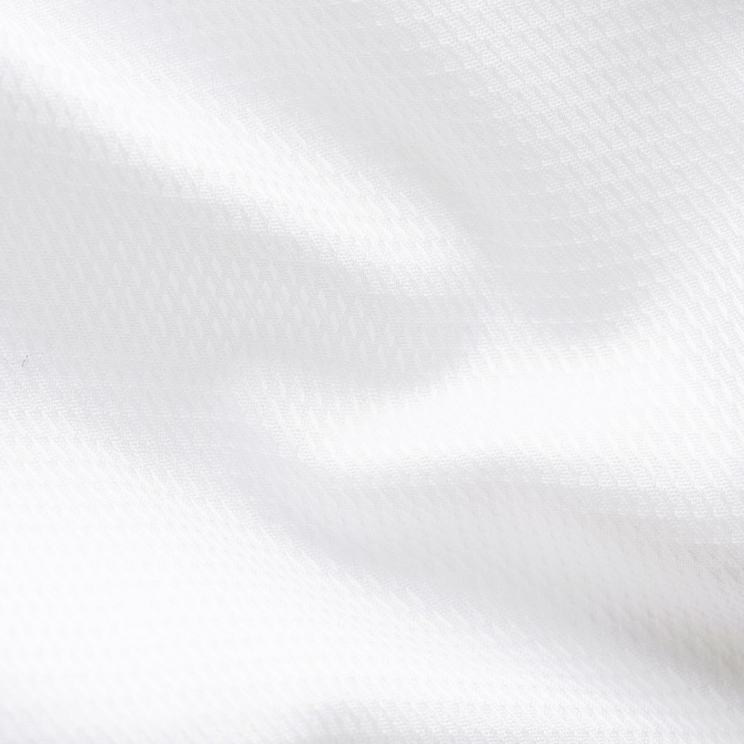 White Semi-Solid Dobby Slim Fit Dress Shirt - ETON