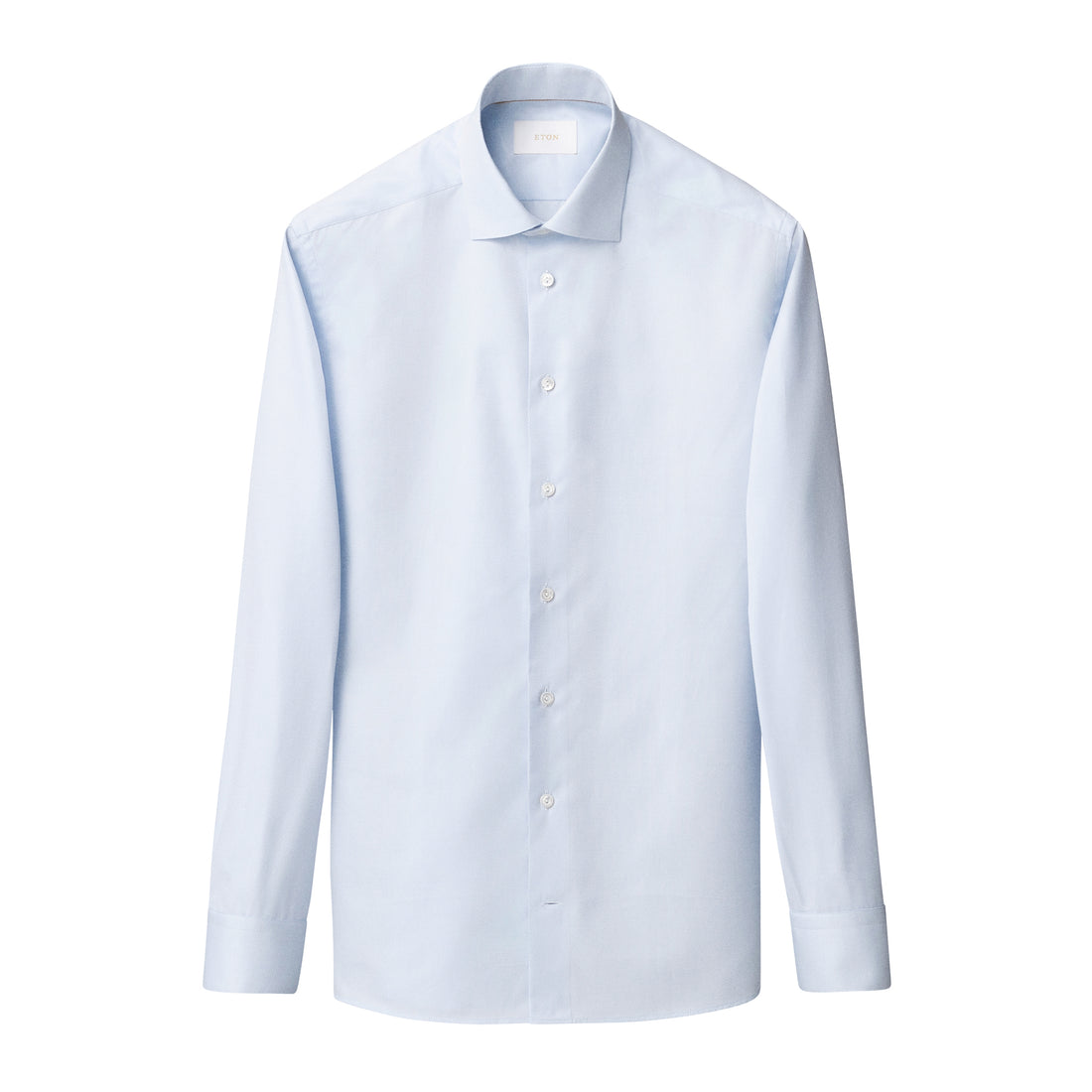 Light Blue Semi-Solid Supima 120 Elevated Piqué Slim Fit Dress Shirt - ETON