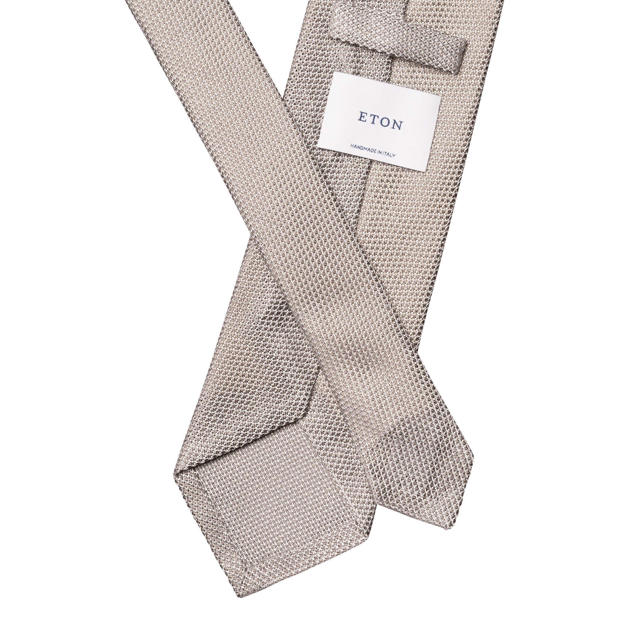 Light Gray Grenadine Silk Tie - ETON