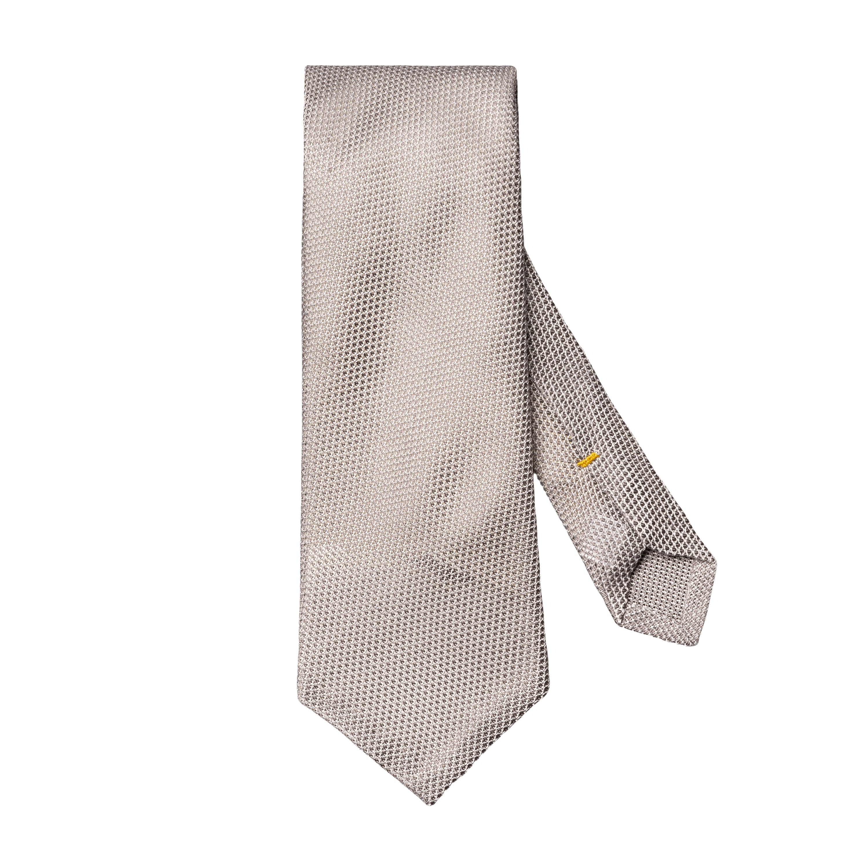 Light Gray Grenadine Silk Tie - ETON