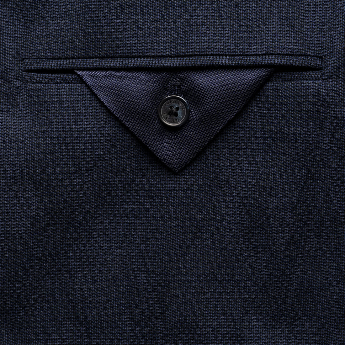 Navy Blue Seersucker Cotton-Stretch Soft Sport Jacket - ETON