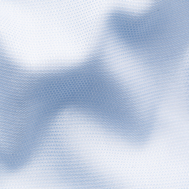 Light Blue Semi-Solid Signature Twill Slim Fit Shirt - ETON