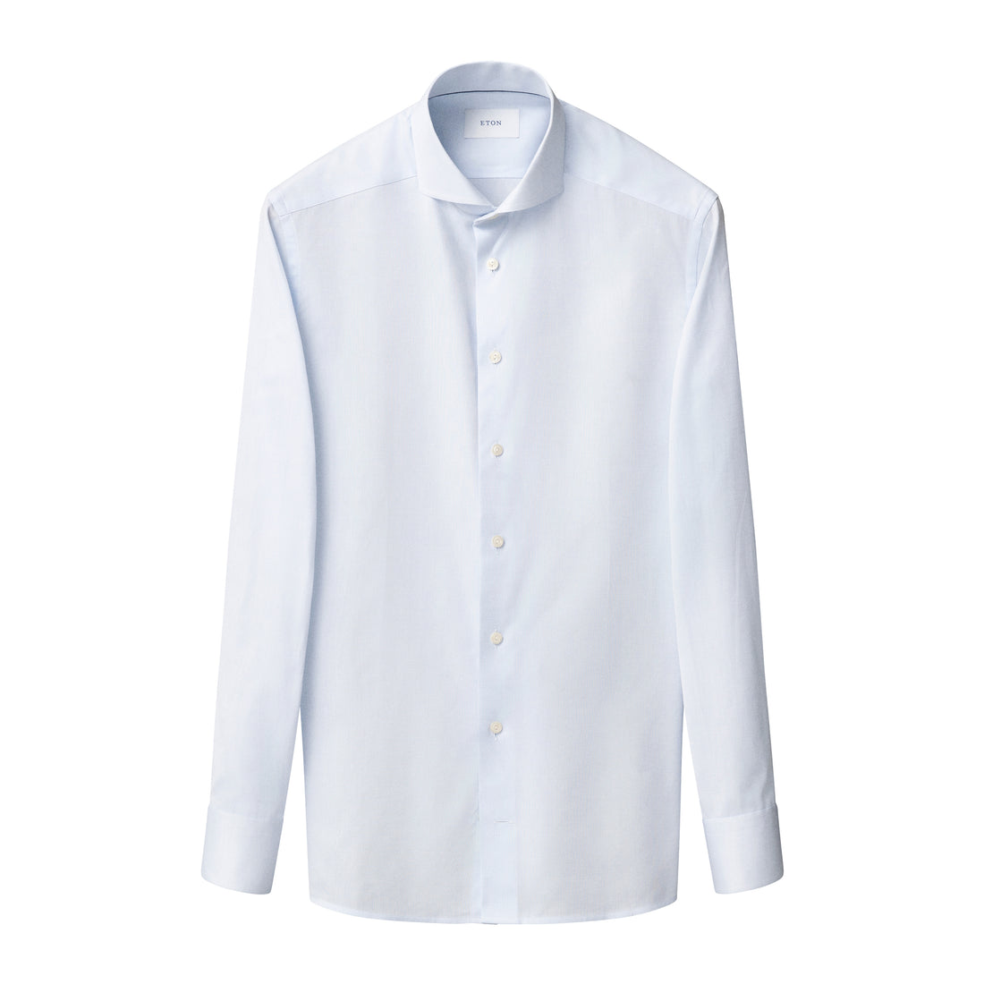 Light Blue Semi-Solid Signature Twill Slim Fit Shirt - ETON