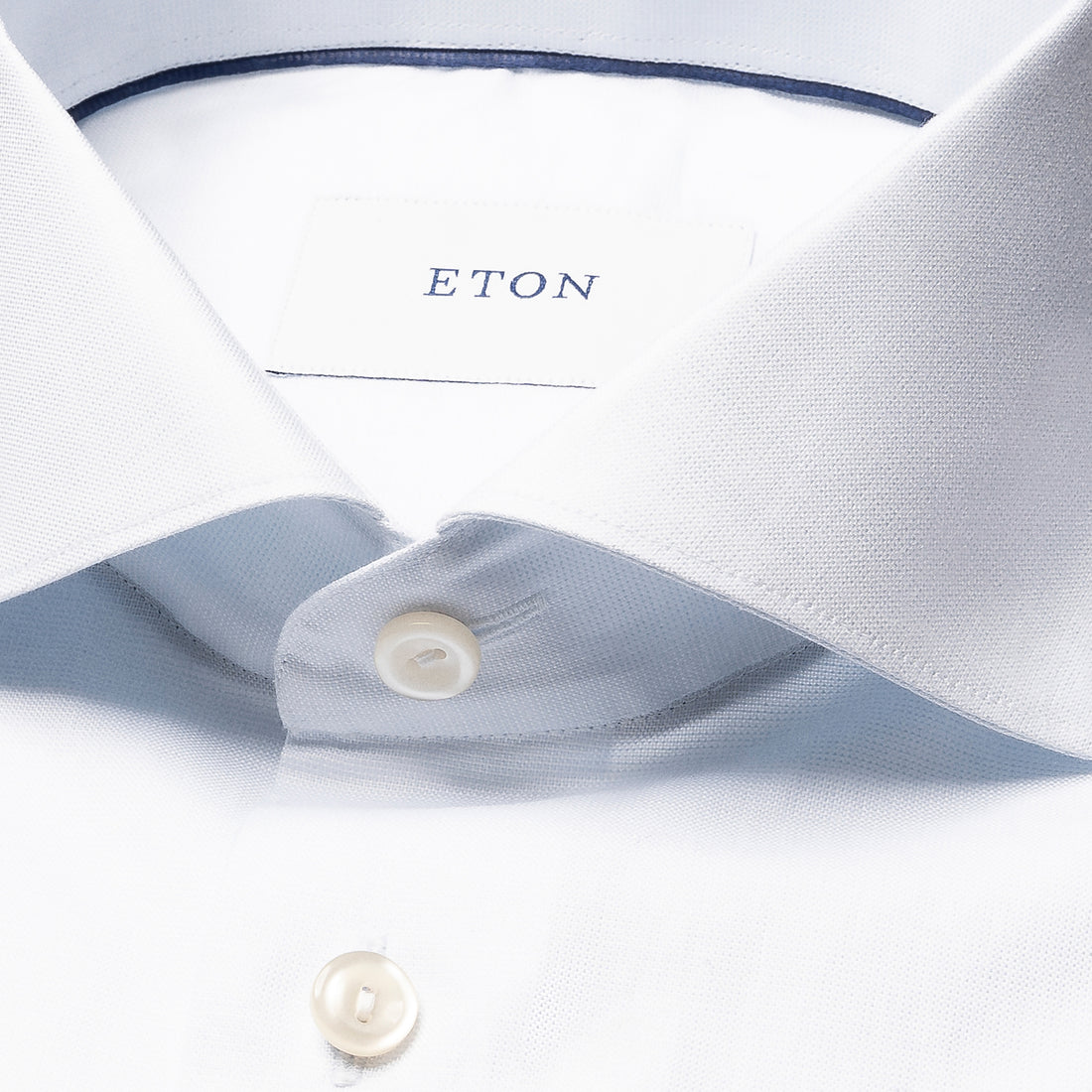 Ice Blue Solid Signature Oxford Slim Fit Shirt - ETON