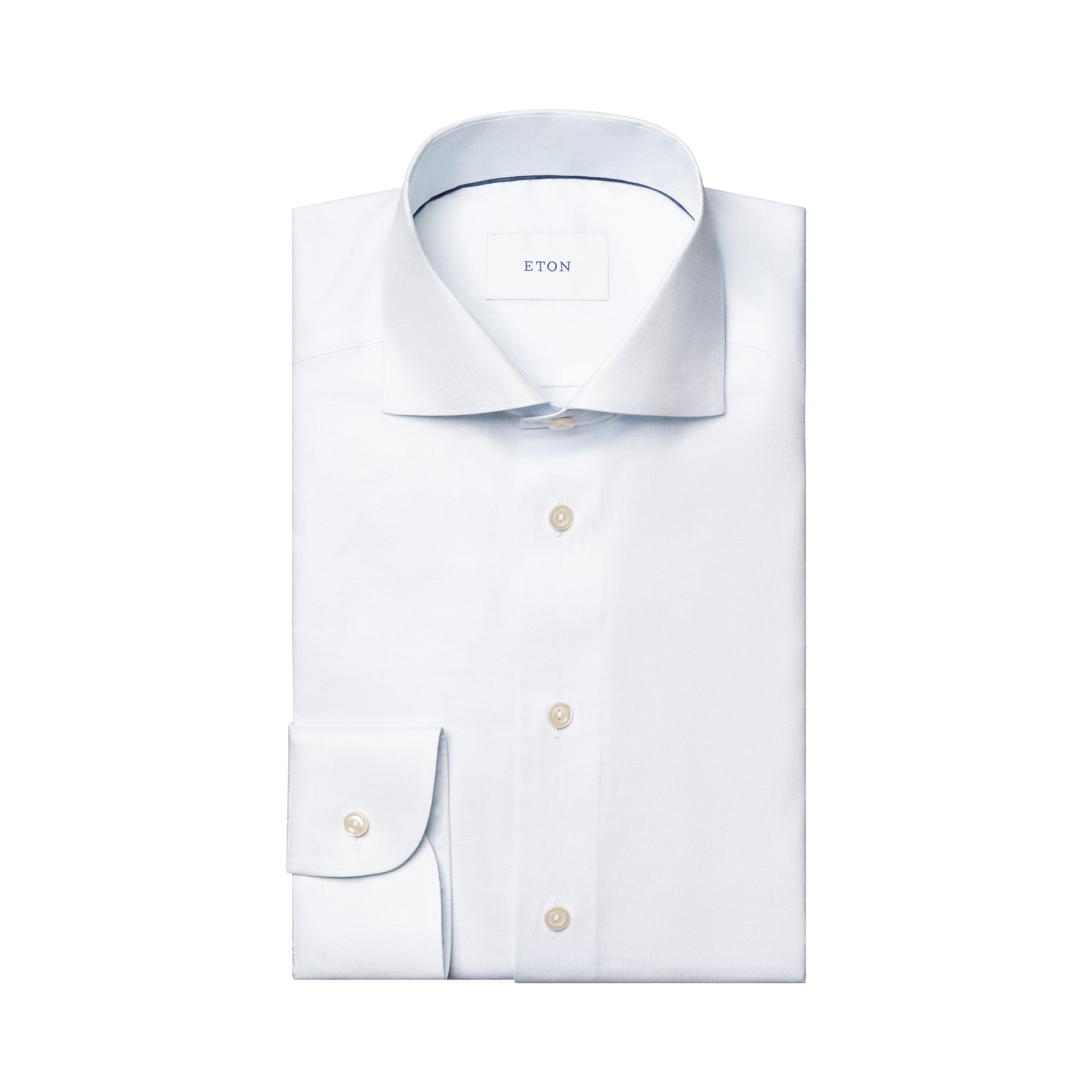 Ice Blue Solid Signature Oxford Slim Fit Shirt - ETON