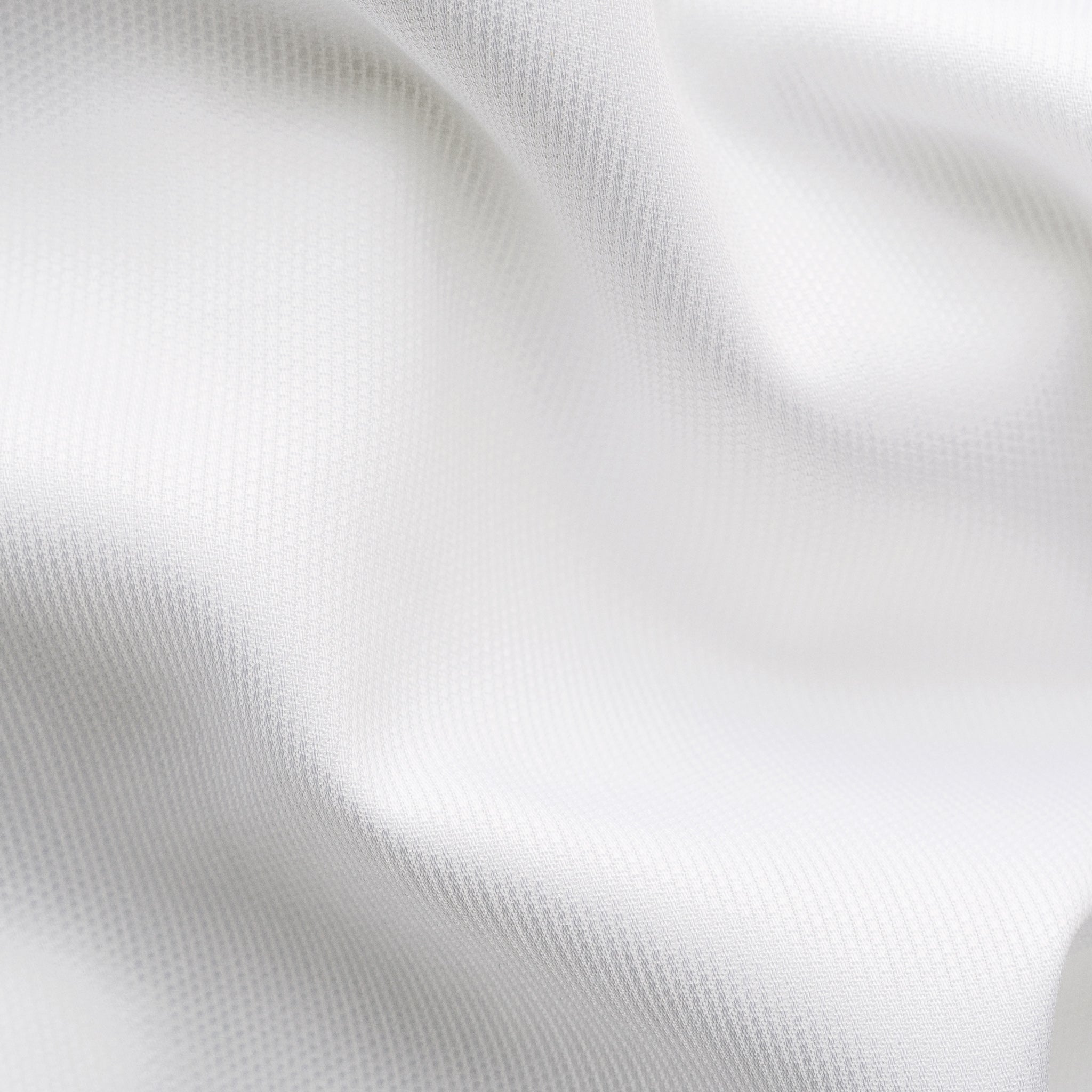 White Semi-Solid Piqué Cotton Fly-Front Slim Fit Tuxedo Shirt - ETON