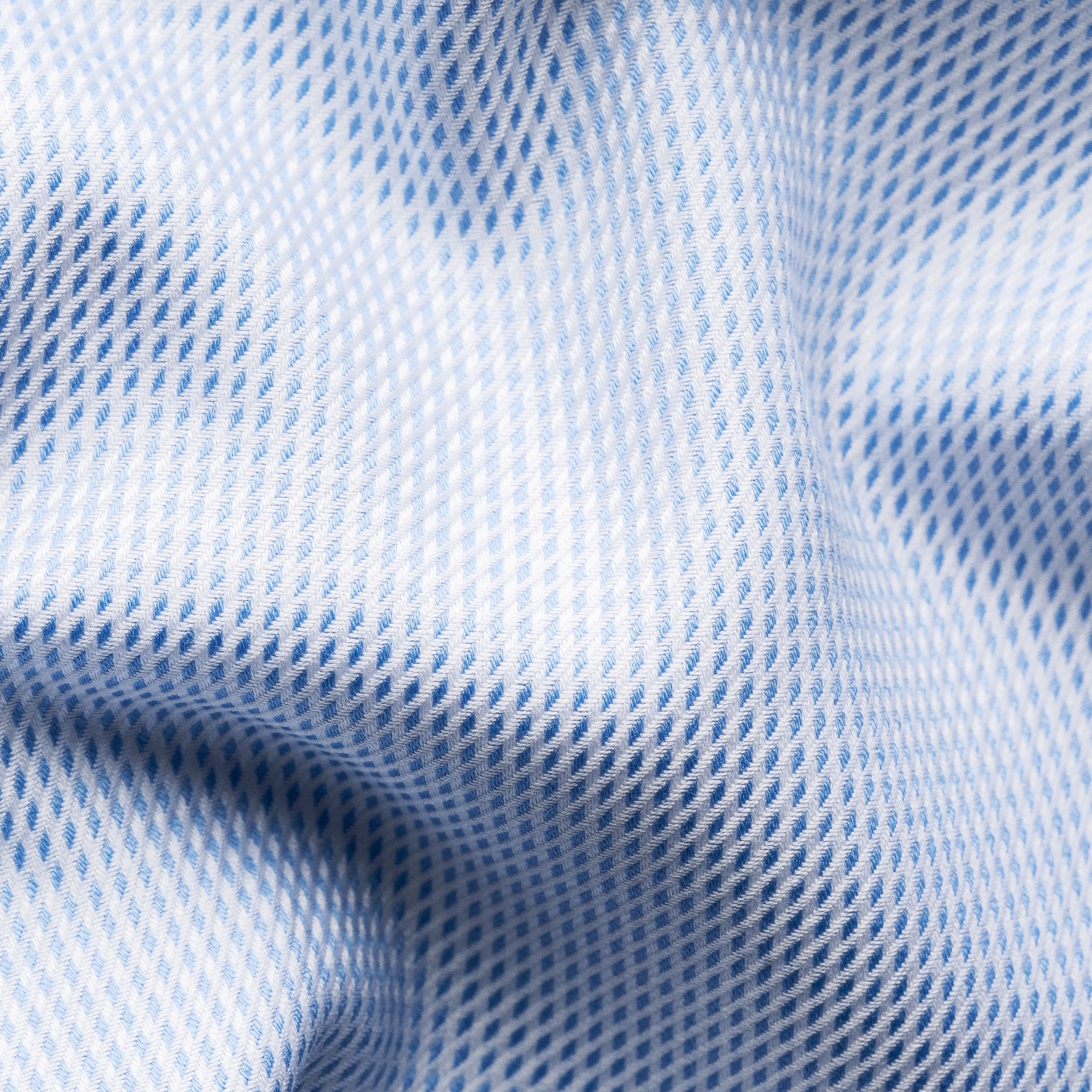 Light Blue Semi Solid Signature Twill Contemporary Fit Shirt - ETON