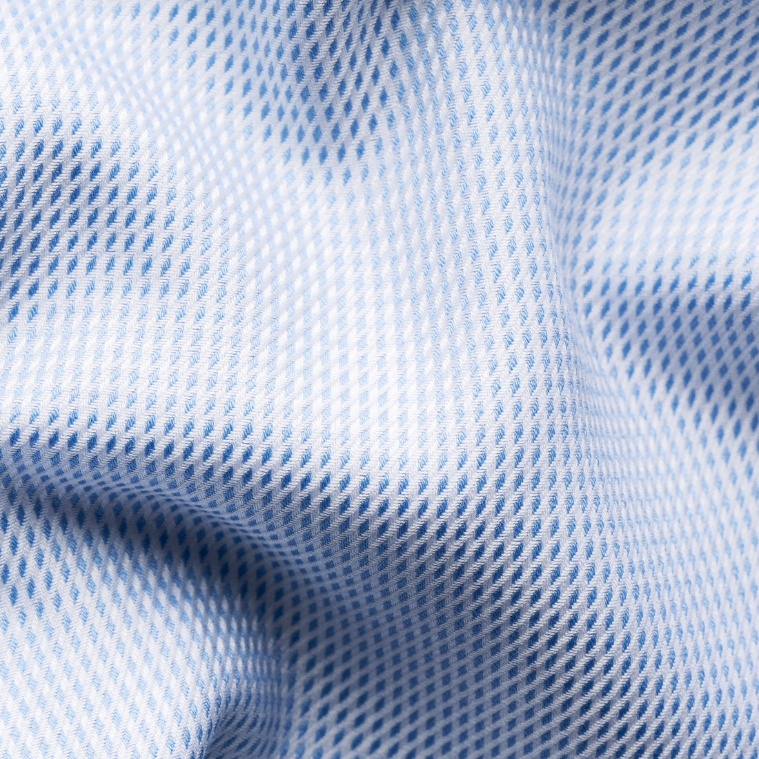 Light Blue Semi Solid Signature Twill Contemporary Fit Shirt - ETON