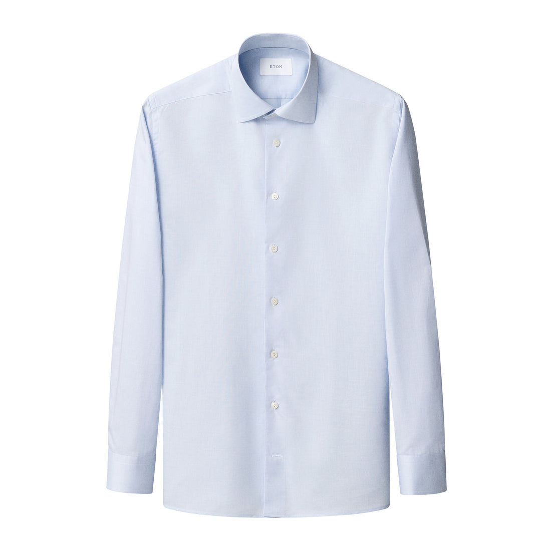 Light Blue Semi Solid Signature Twill Slim Fit Shirt - ETON - Boutique Jacques International