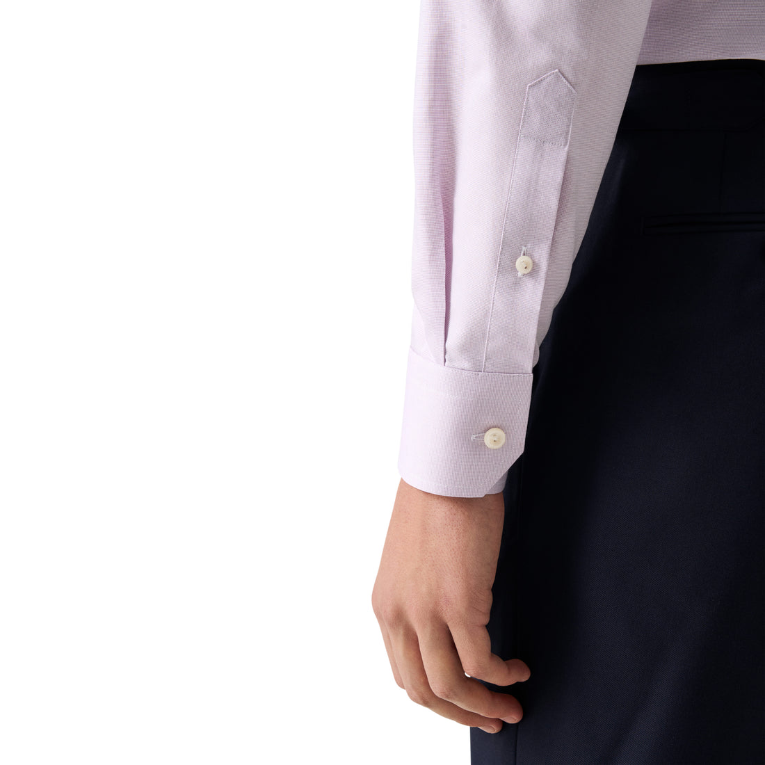 Pink Semi Solid Signature Twill Slim Fit Shirt - ETON - Boutique Jacques International