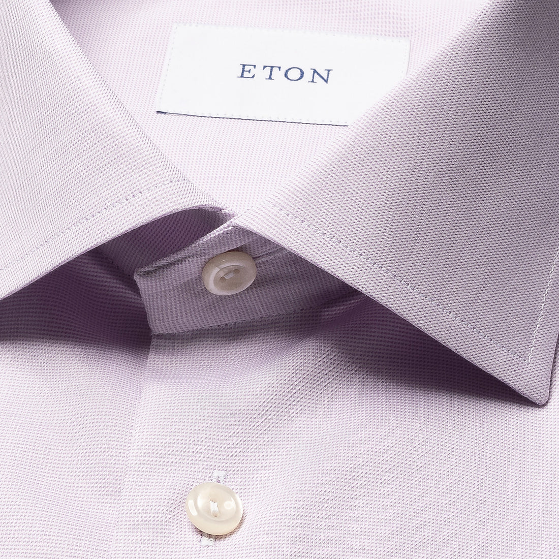 Pink Semi Solid Signature Twill Slim Fit Shirt - ETON - Boutique Jacques International