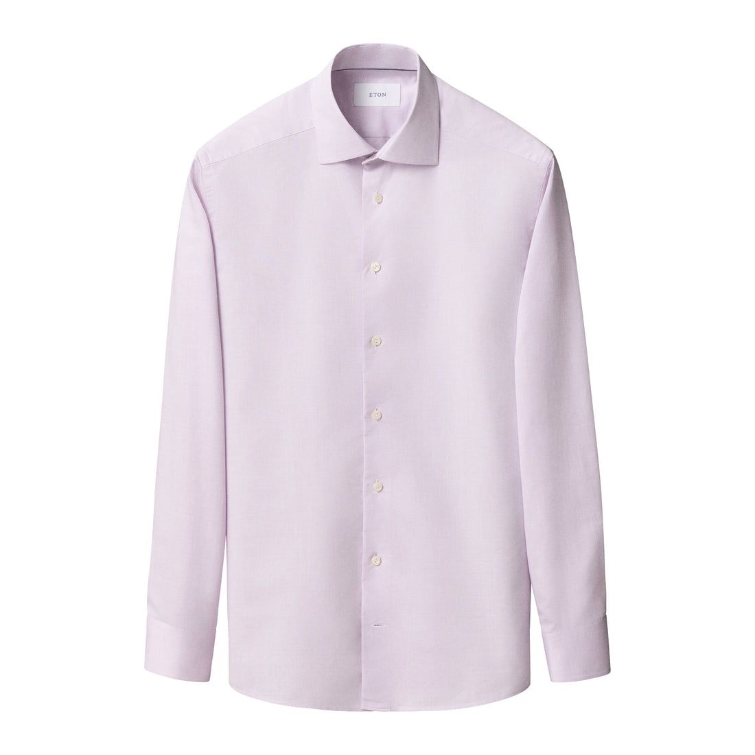 Pink Semi Solid Signature Twill Slim Fit Shirt - ETON - Boutique Jacques International