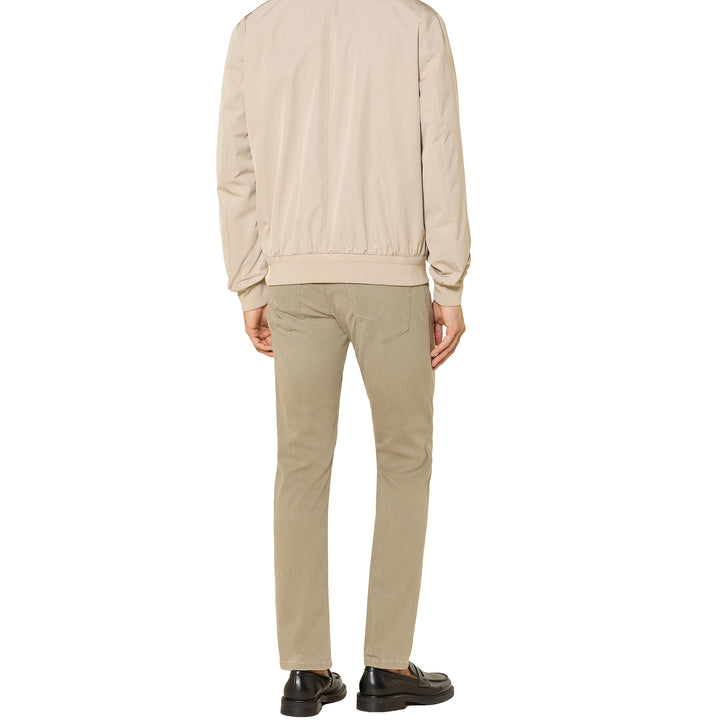 Sage Green Premium Regular Fit Soft Ultralight Five Pocket Pants - ALBERTO - Boutique Jacques International