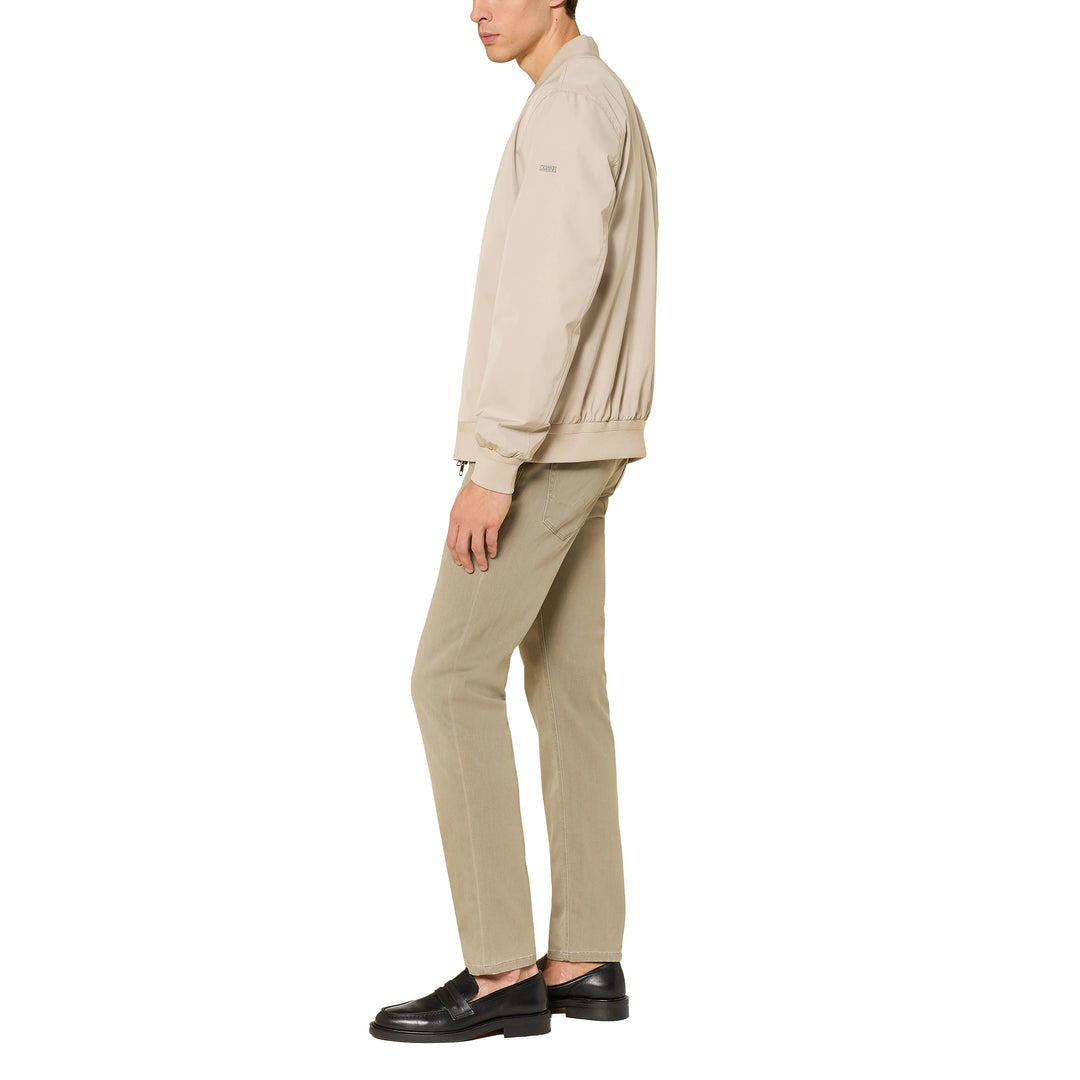 Sage Green Premium Regular Fit Soft Ultralight Five Pocket Pants - ALBERTO - Boutique Jacques International