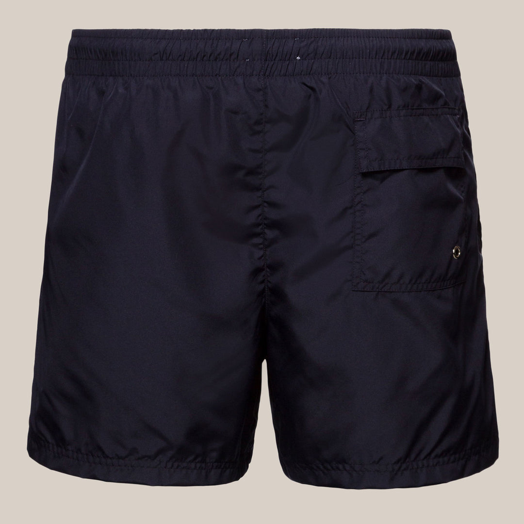 Navy Blue Solid Swim Shorts - ETON