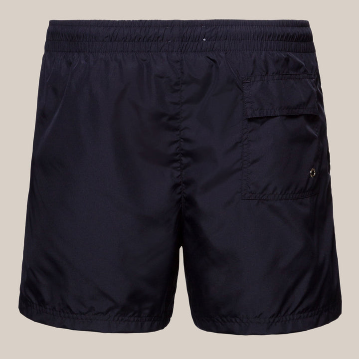 Navy Blue Solid Swim Shorts - ETON