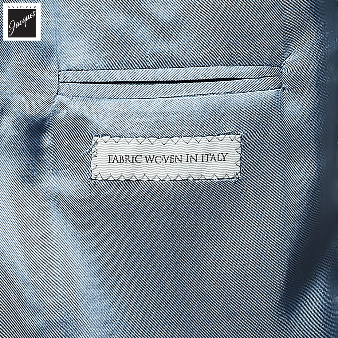 Blue Mélange Wool/Silk/Cotton Morton Contemporary Fit Sport Jacket - Jack Victor - Boutique Jacques International