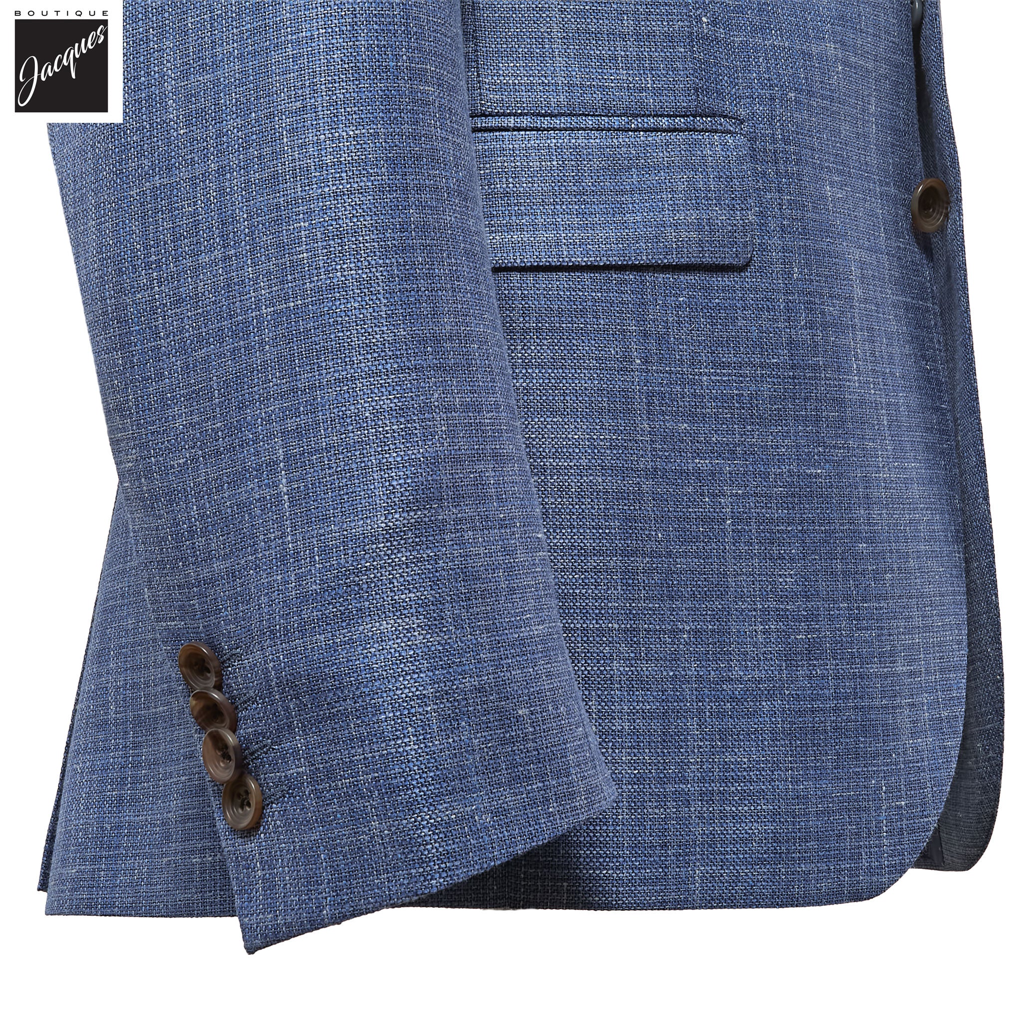 Blue Loro Piana Wool/Silk/Linen Montana Contemporary Fit Sport Jacket - Jack Victor - Boutique Jacques International