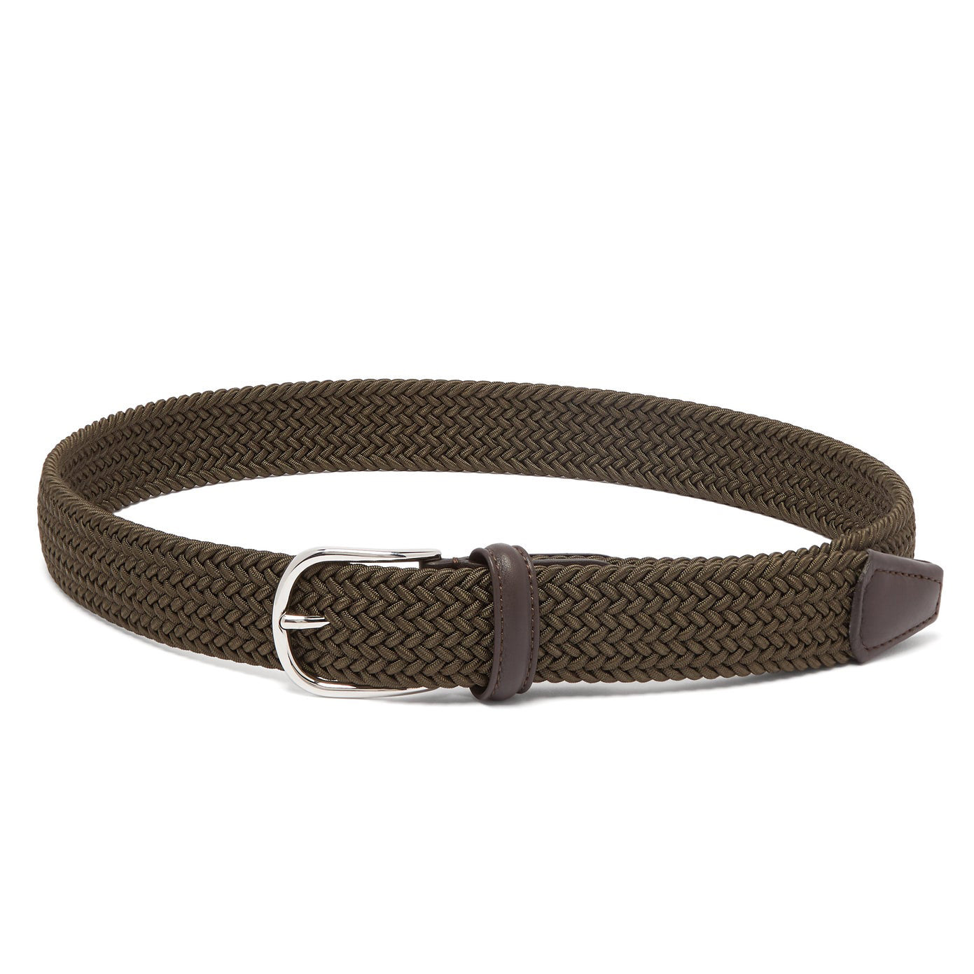 Hunter Green Woven Belt - Anderson's