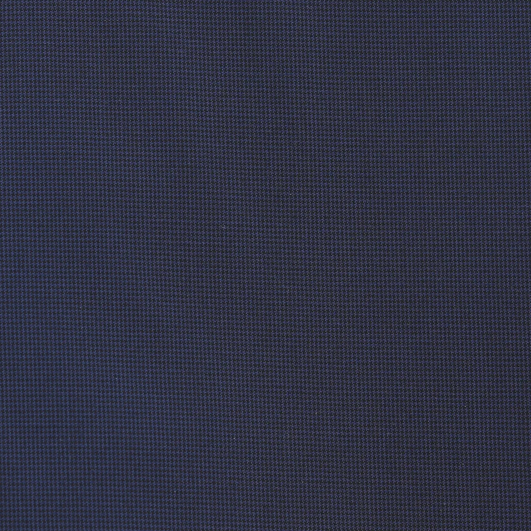 Blue Mini Pepita Pattern Ceramica Pipe Five Pocket Pants - ALBERTO