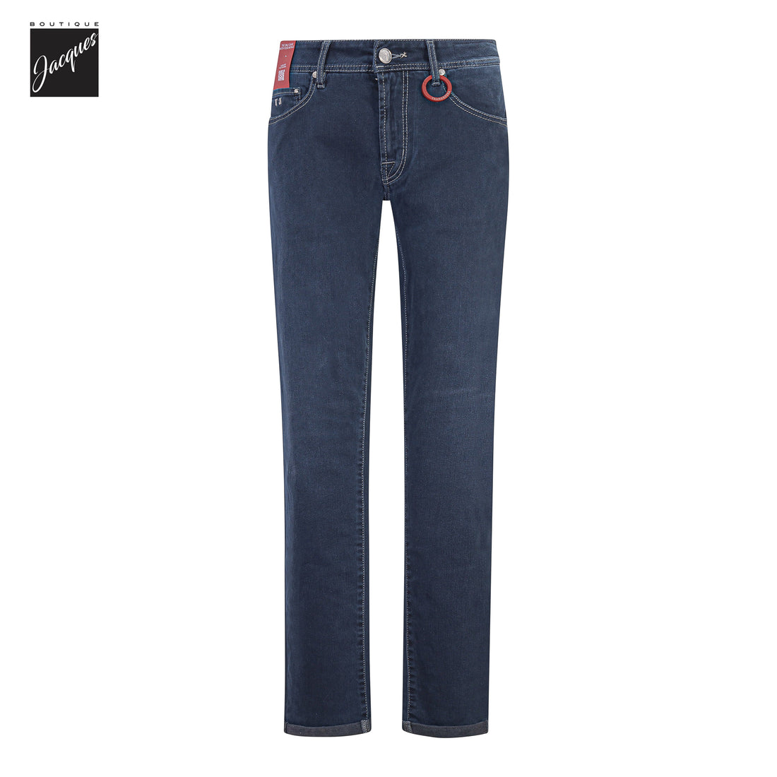Blue Grey R-Elax Leonardo Slim Fit Super-Stretch Denim - TRAMAROSSA