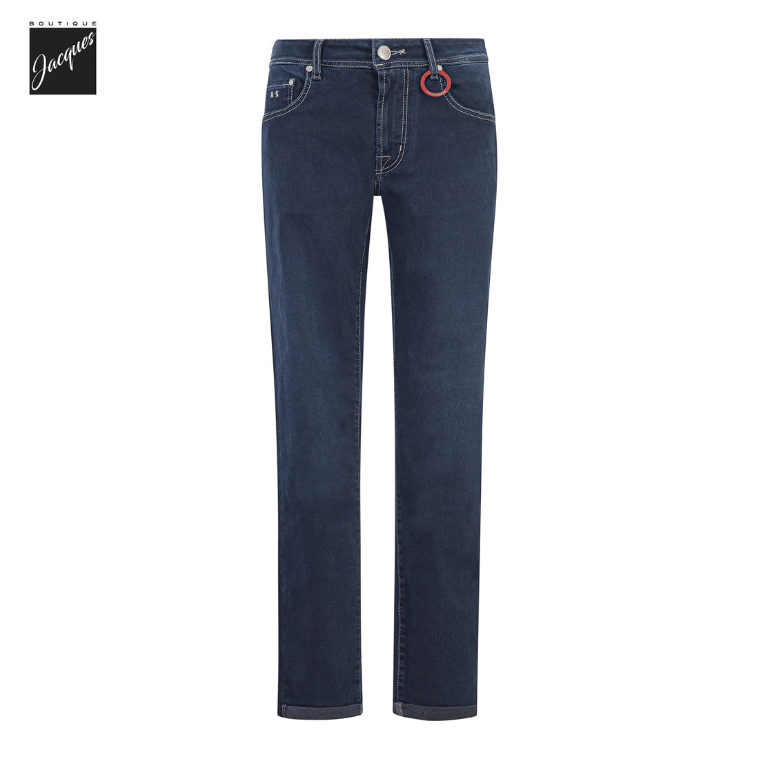 Blue Grey R-Elax Michelangelo Modern Fit Super-Stretch Denim - TRAMAROSSA
