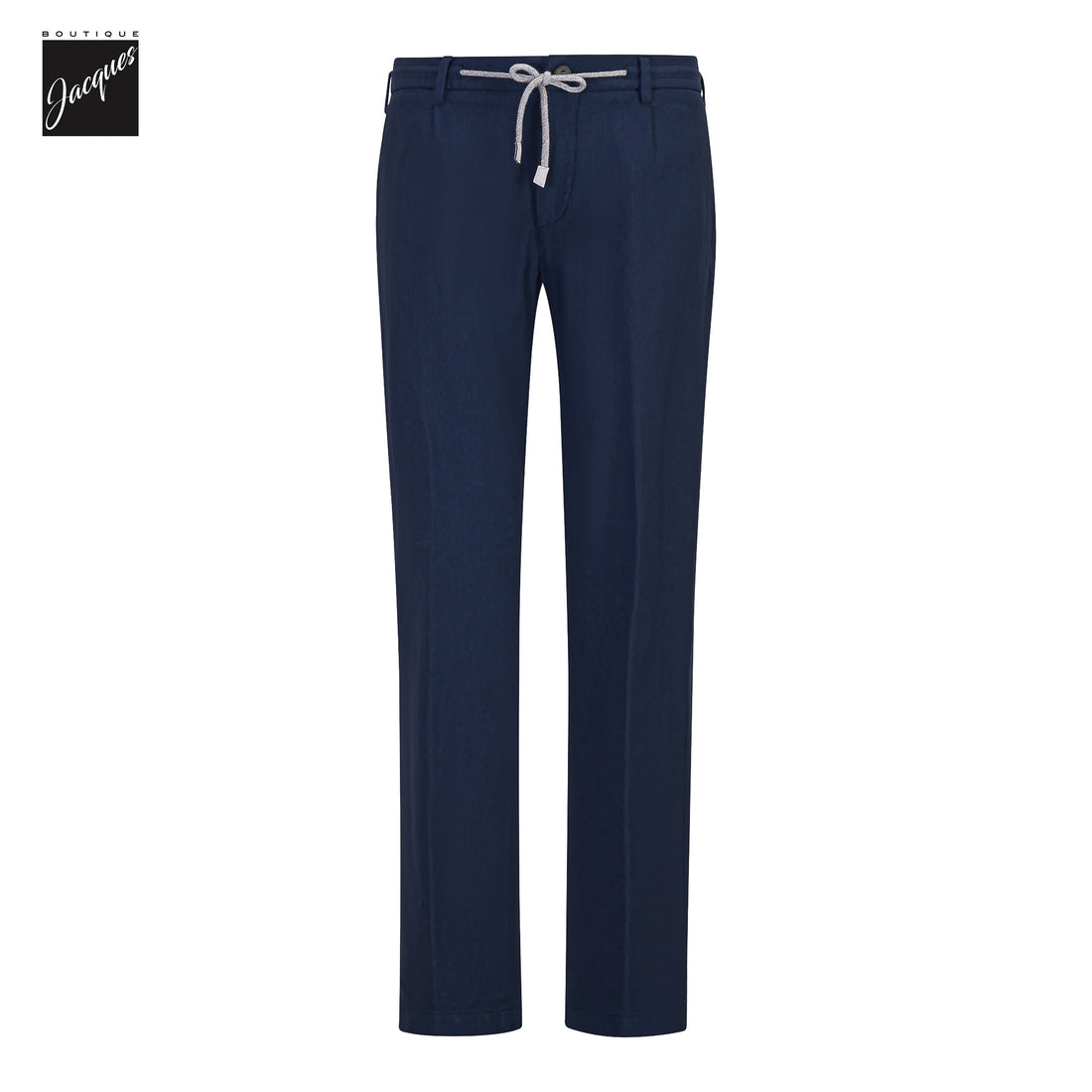 Royal Blue Cotton-Jersey Milano Jogger-Style Chino Pants - ELEVENTY PLATINUM - Boutique Jacques International
