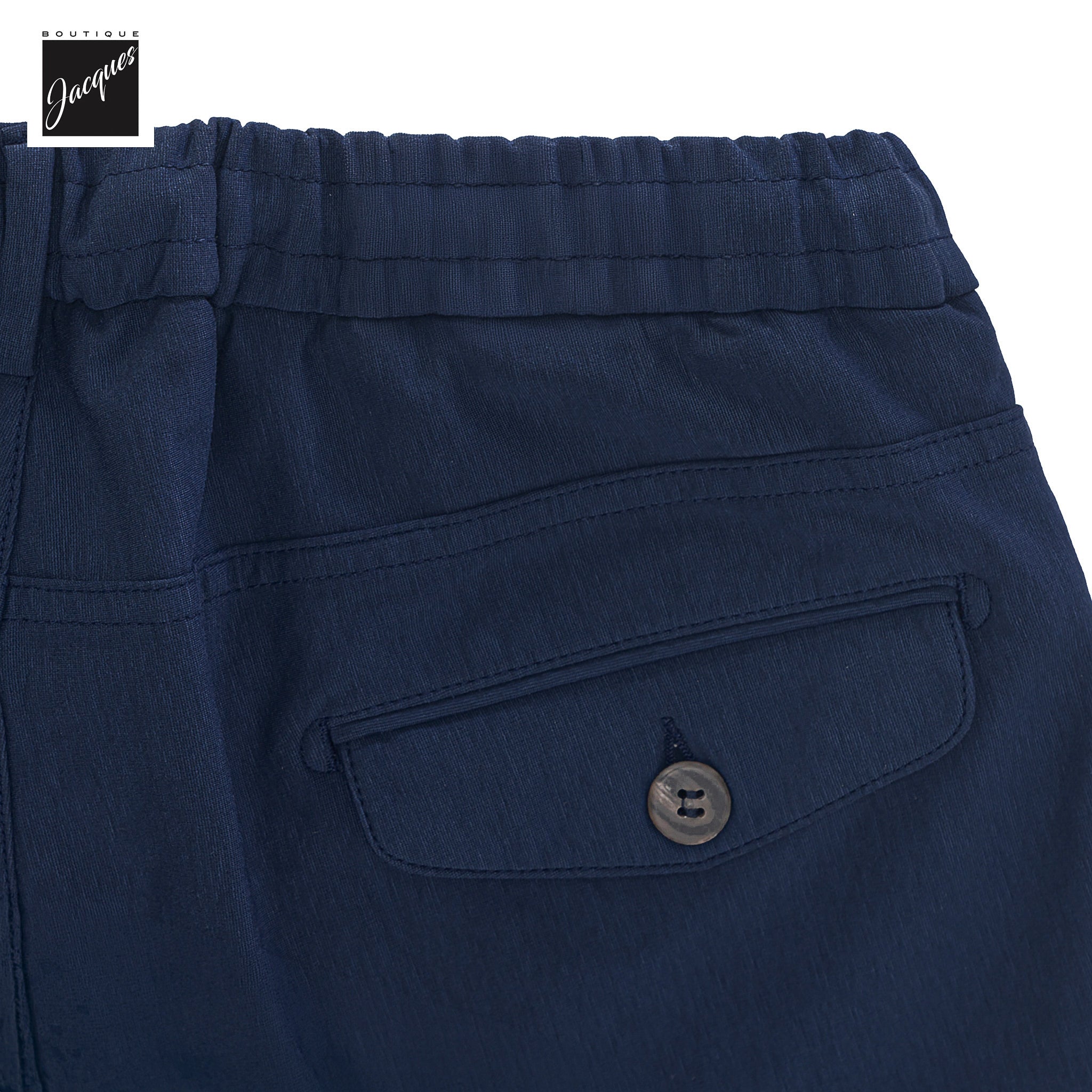 Royal Blue Cotton-Jersey Milano Jogger-Style Chino Pants - ELEVENTY PLATINUM - Boutique Jacques International