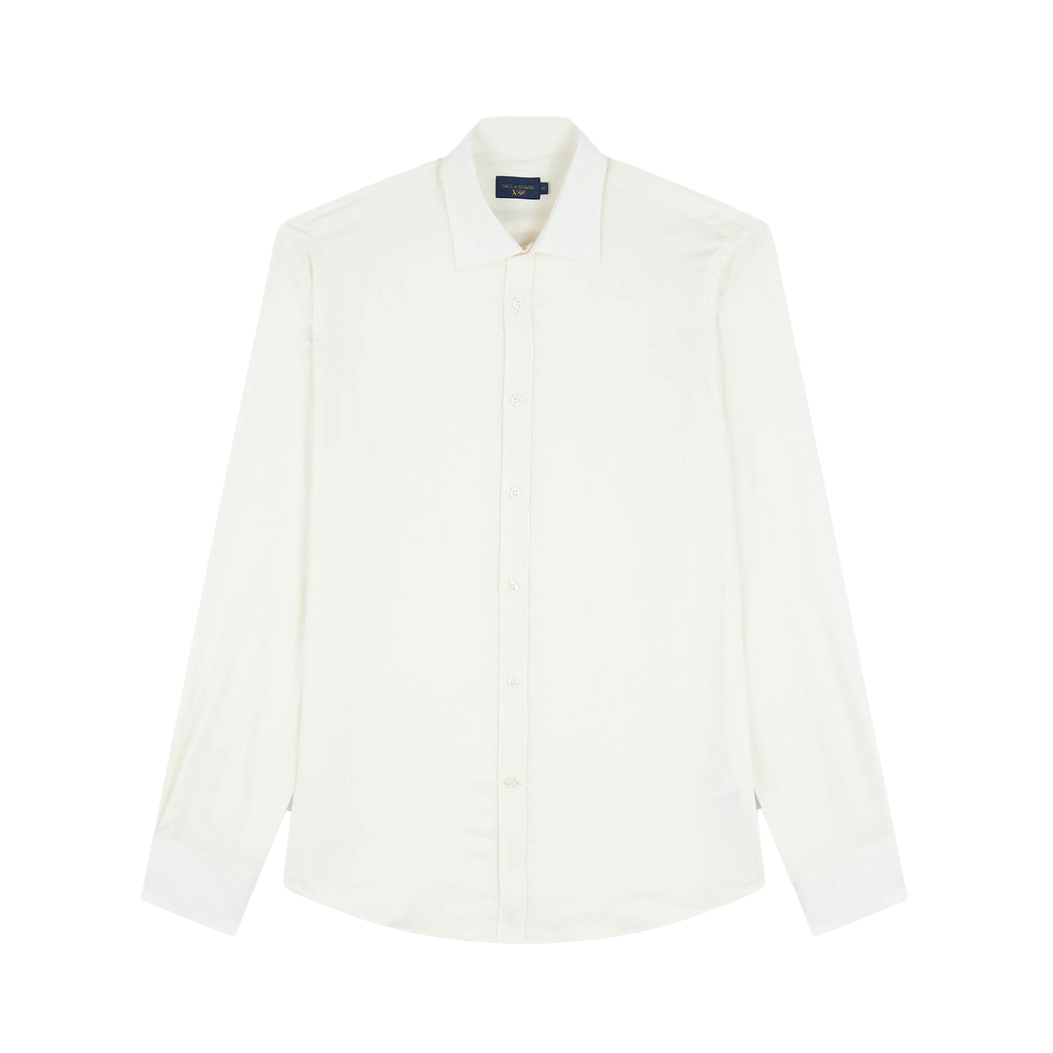 Off-White XSoft Cotton Lyocell Semi Solid Casual Shirt - Paul & Shark