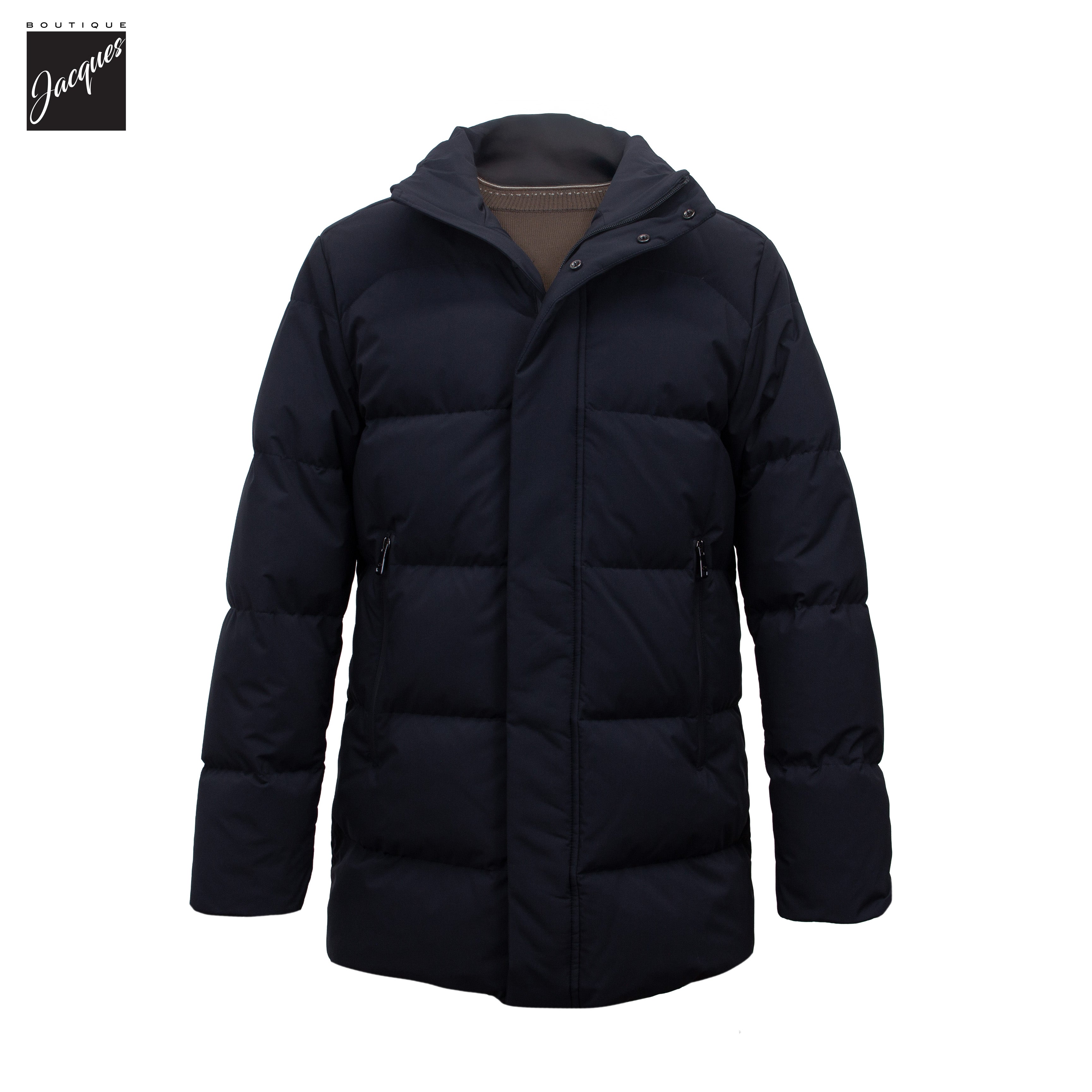 Navy Blue Typhoon Platinum Waterproof Re-Goose Down Parka - Paul & Shark