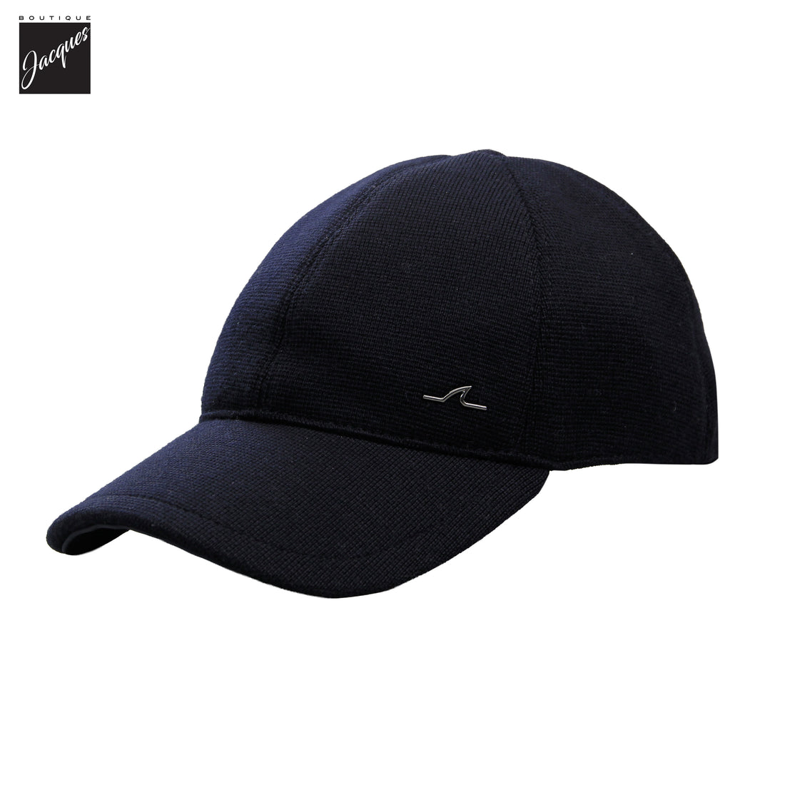 Navy Blue Wool Knitted Baseball Cap - Paul & Shark