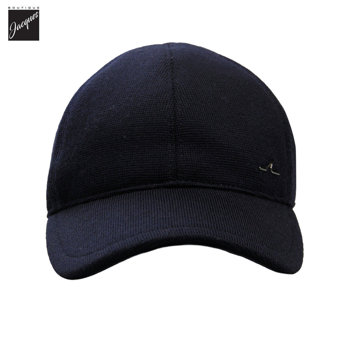 Navy Blue Wool Knitted Baseball Cap - Paul & Shark