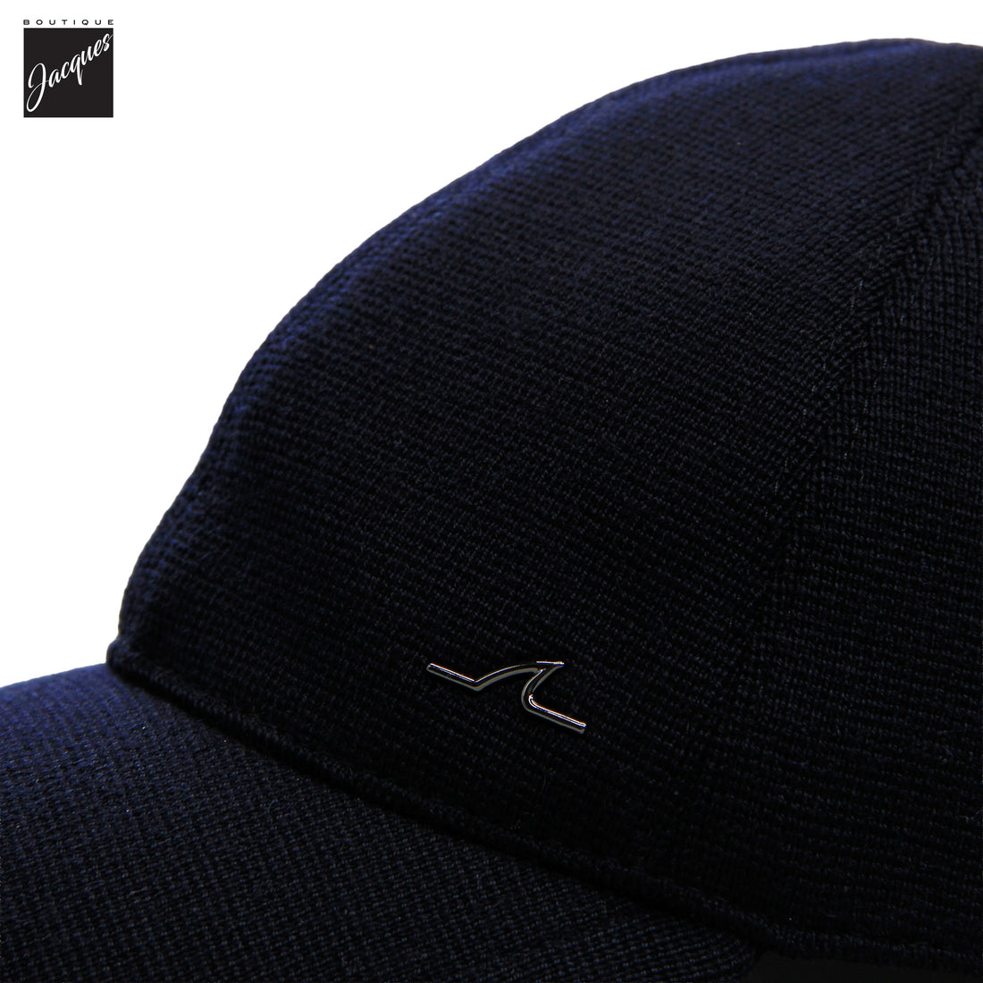 Navy Blue Wool Knitted Baseball Cap - Paul & Shark