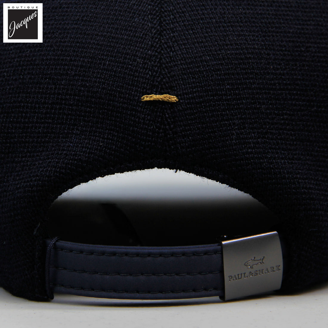 Navy Blue Wool Knitted Baseball Cap - Paul & Shark