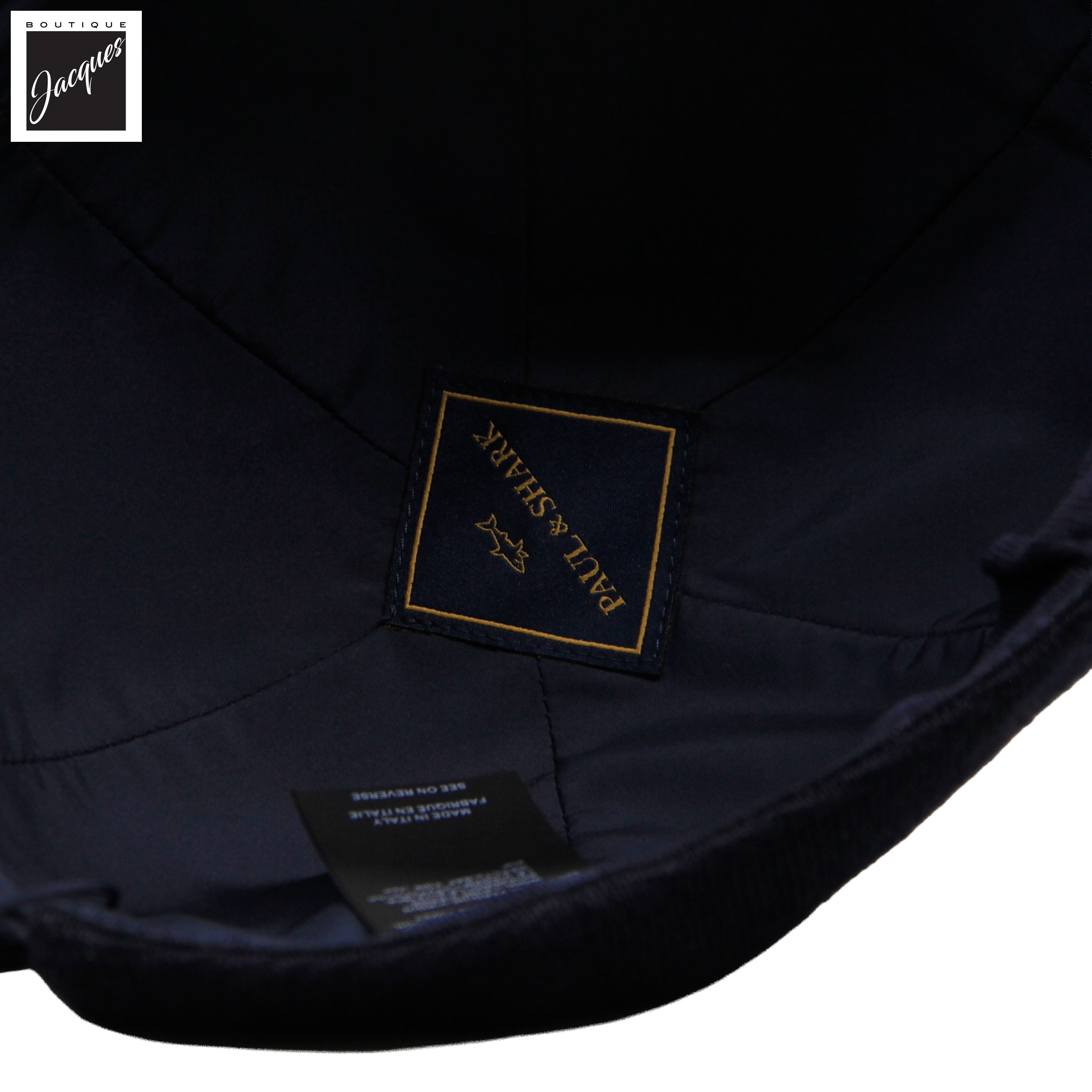 Navy Blue Wool Knitted Baseball Cap - Paul & Shark