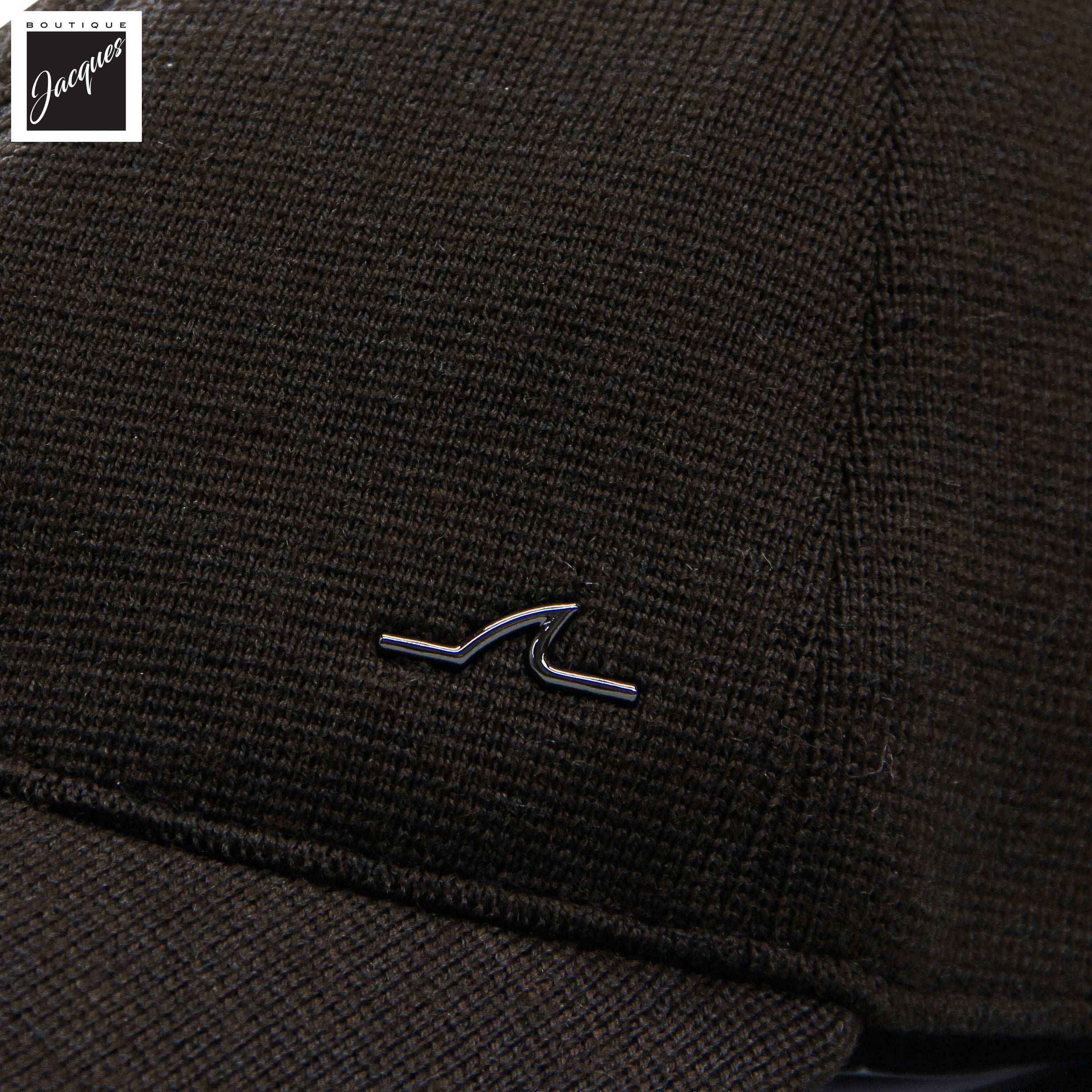 Brown Wool Knitted Baseball Cap - Paul & Shark