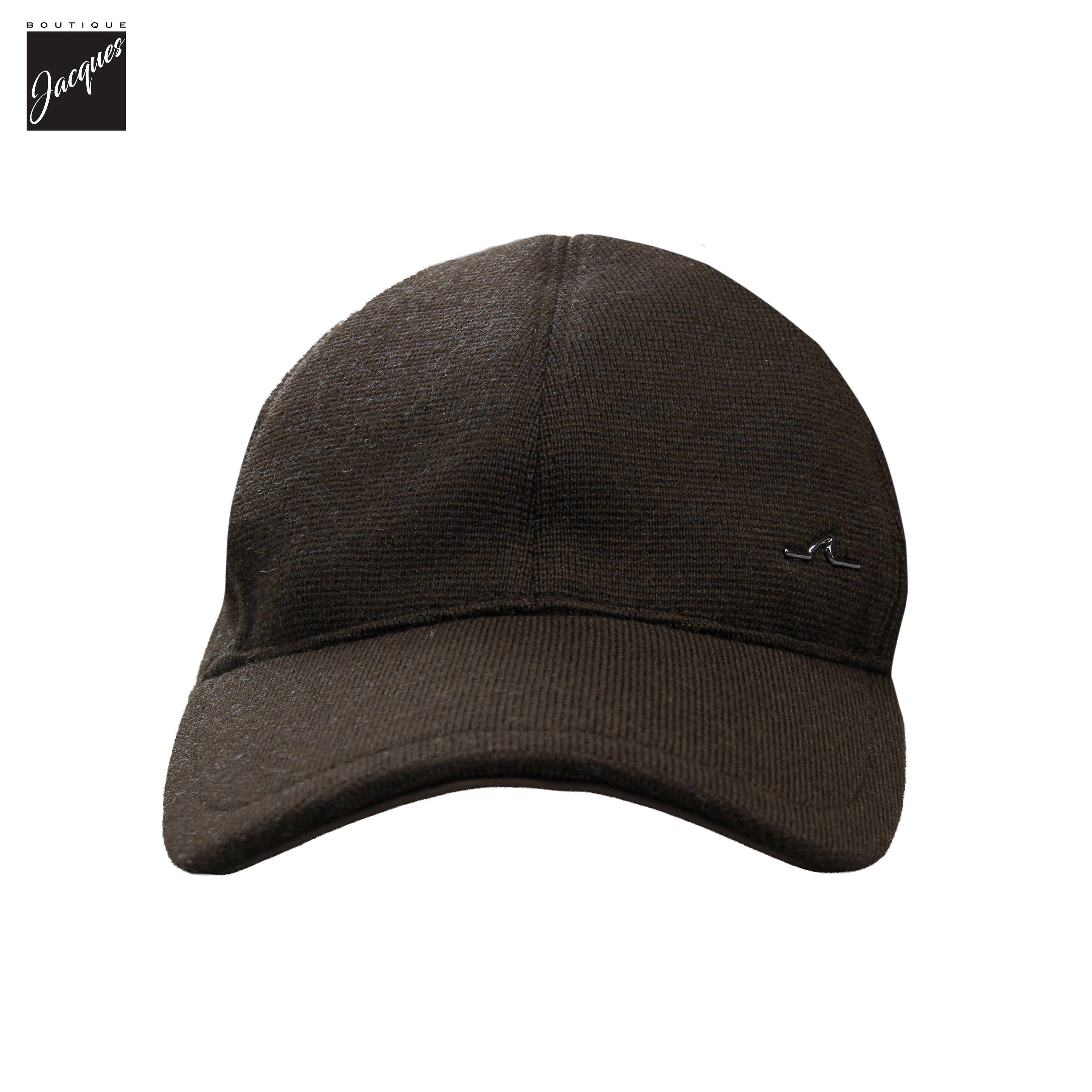 Brown Wool Knitted Baseball Cap - Paul & Shark